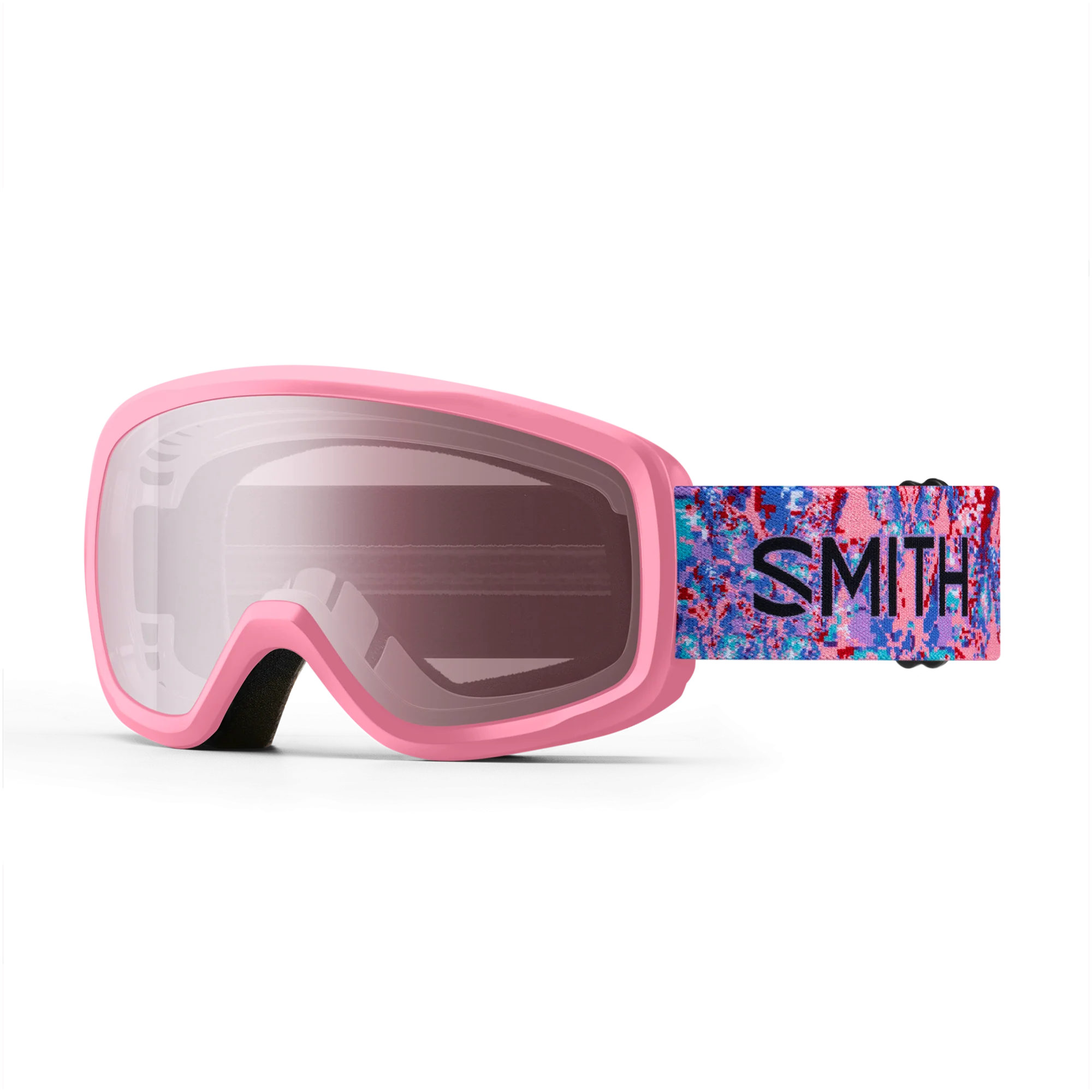 Masque de ski enfant Smith - Snowday - Bright Pink Lofi Butterfly - Ignitor Mirror