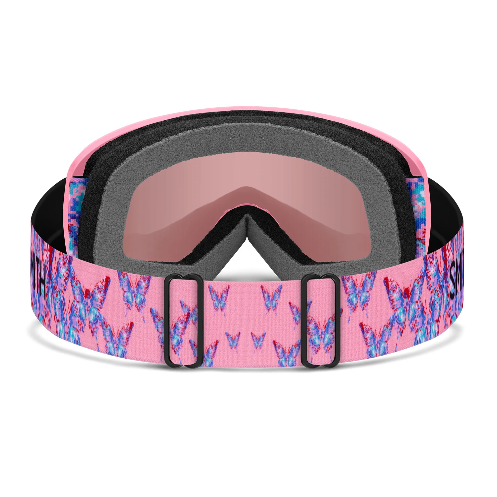Masque de ski enfant Smith - Snowday - Bright Pink Lofi Butterfly - Ignitor Mirror