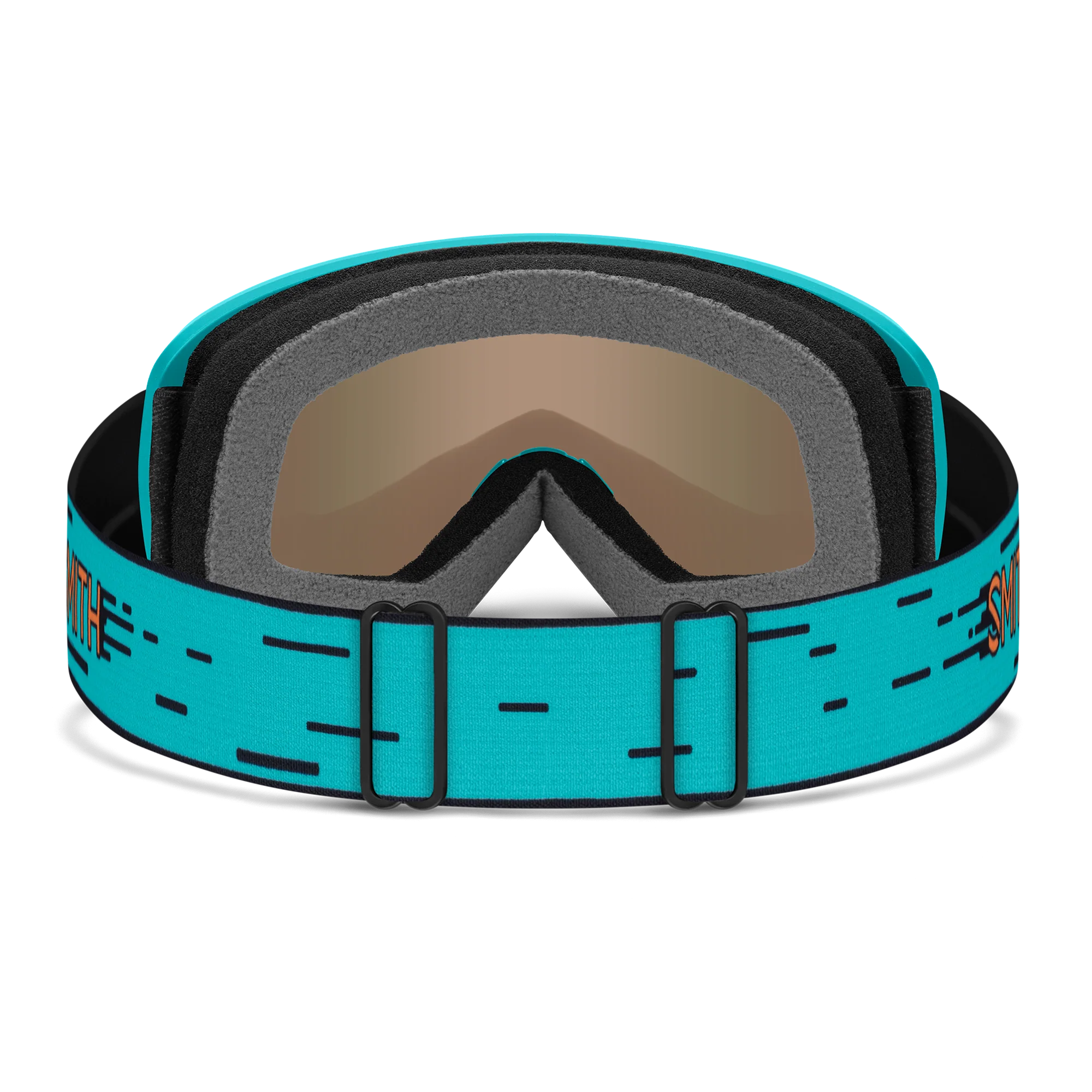 Masque de ski enfant Smith - Snowday - Tropic Kidding - Red Sol-X Mirror
