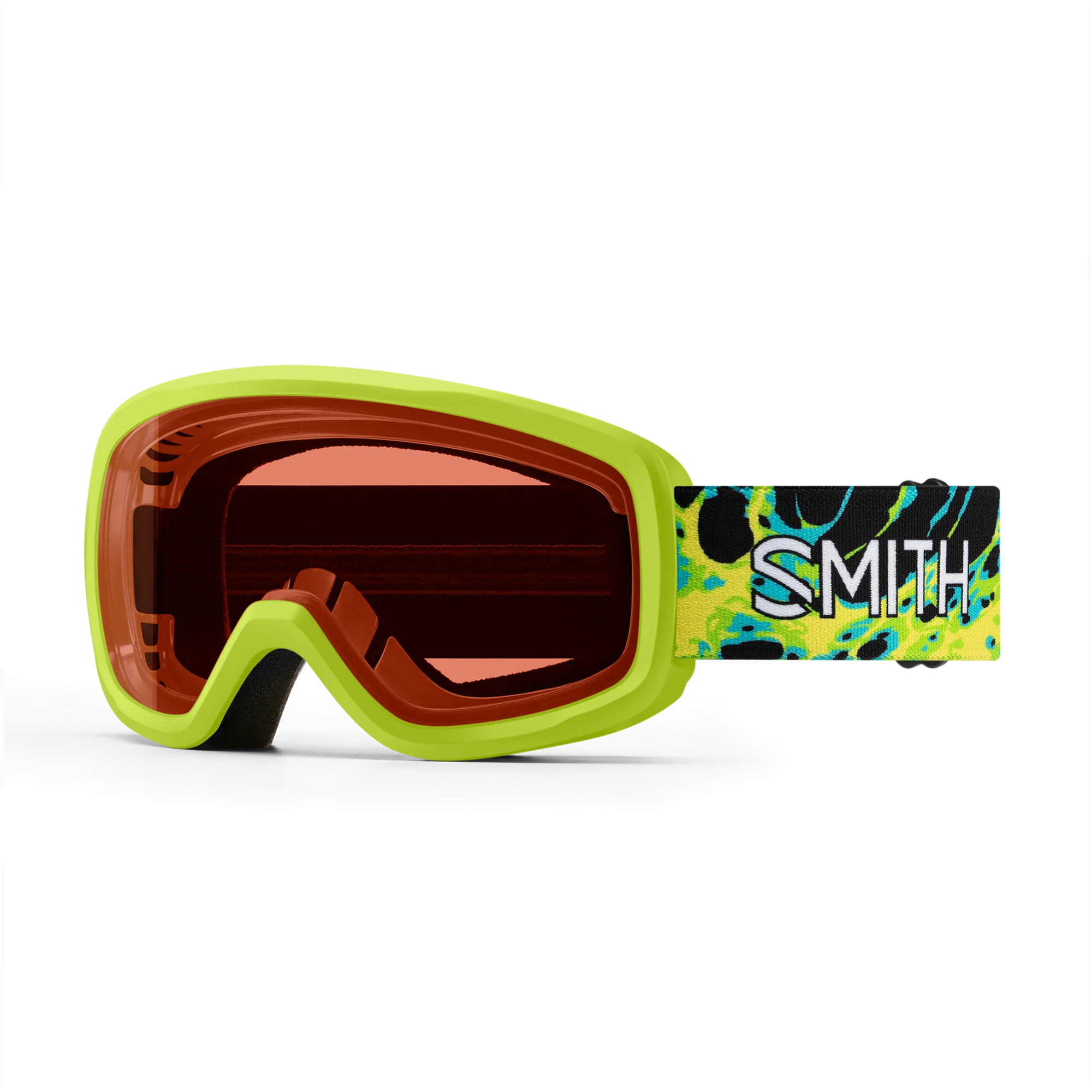 Masque de ski enfant Smith - Snowday - Electric Lime Slime - RC36