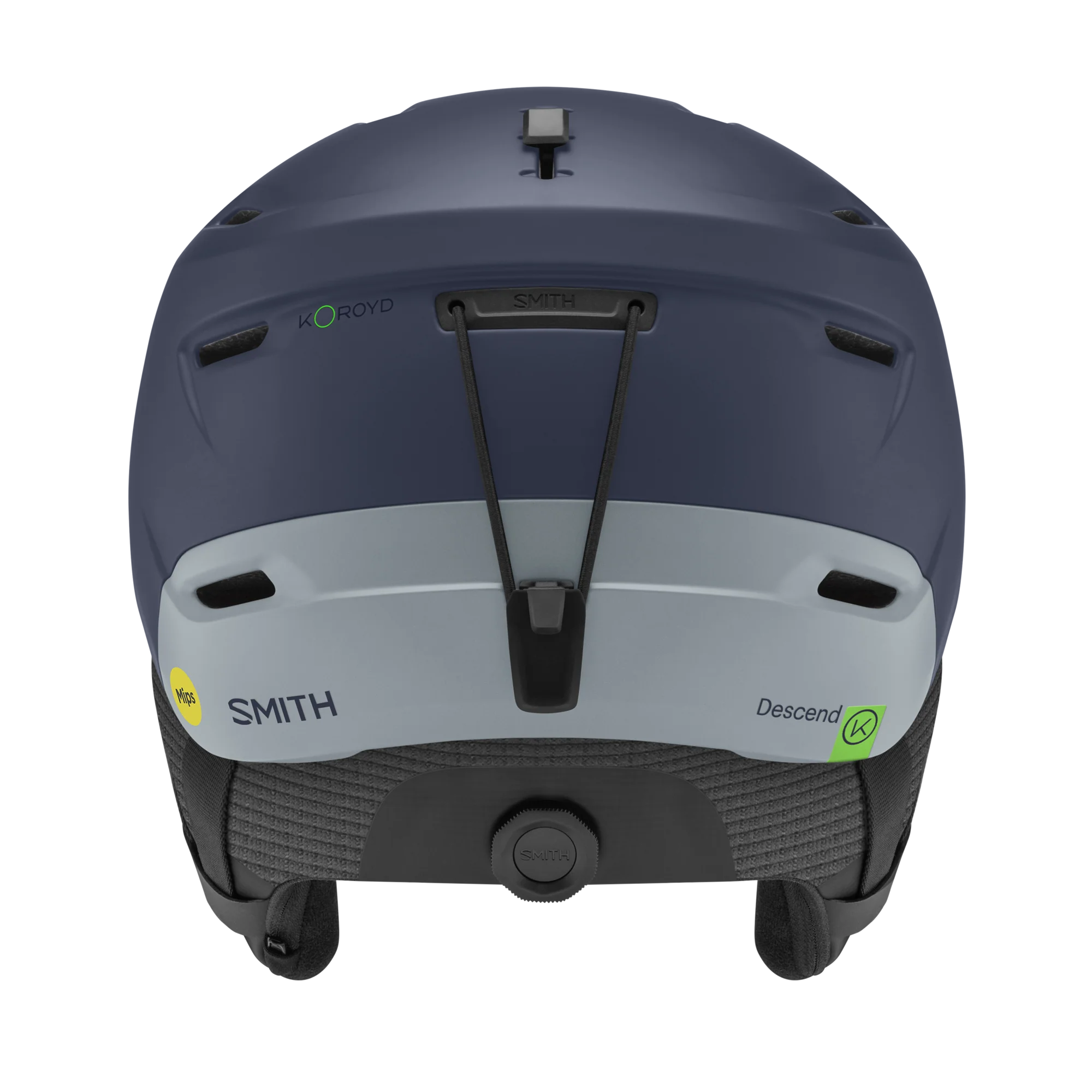 Casque de ski Smith - Descend Mips - Bleu marine mat / Gris loup