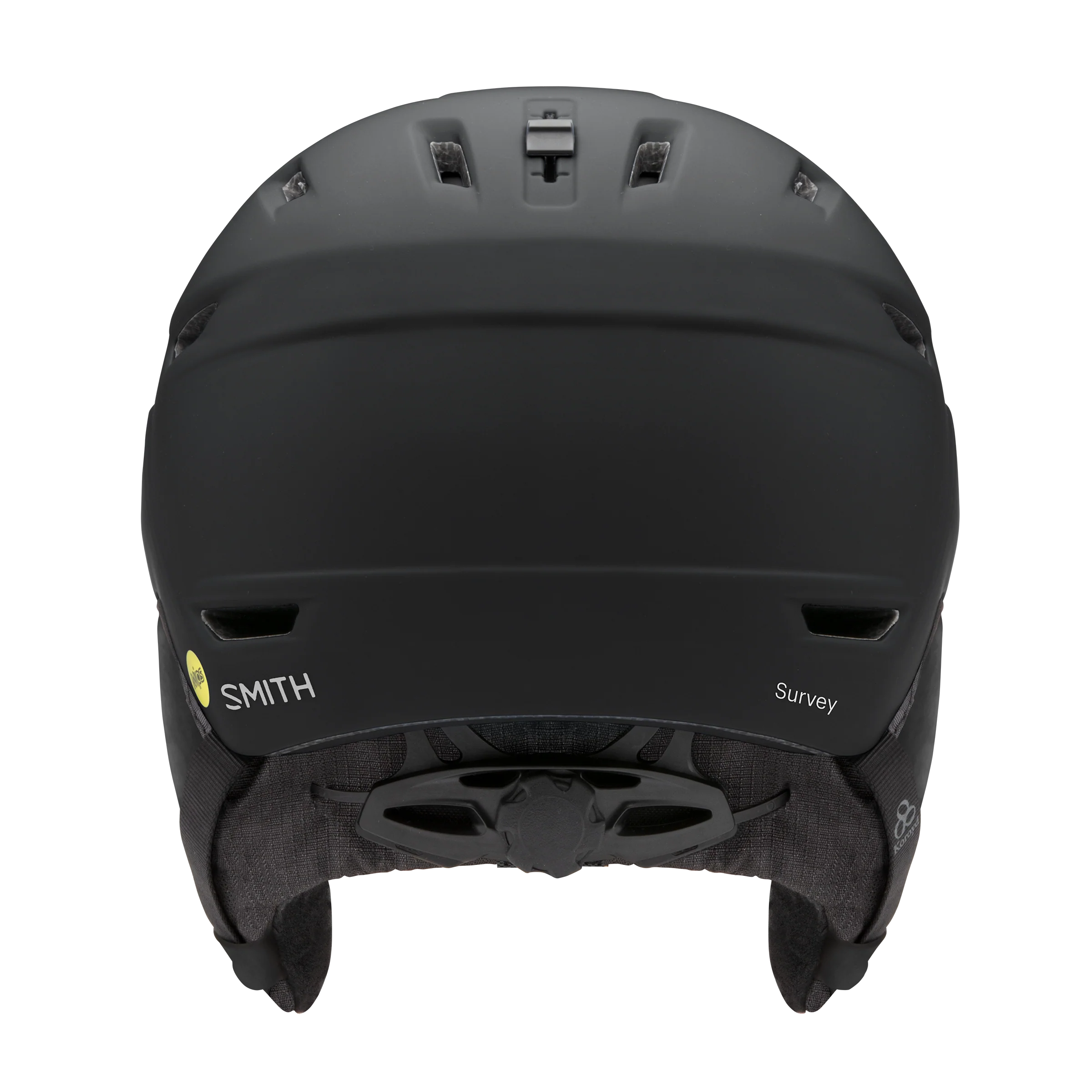 Casque de ski Smith - Survey - Noir mat - ChromaPop Everyday Green Mirror - Cat.2