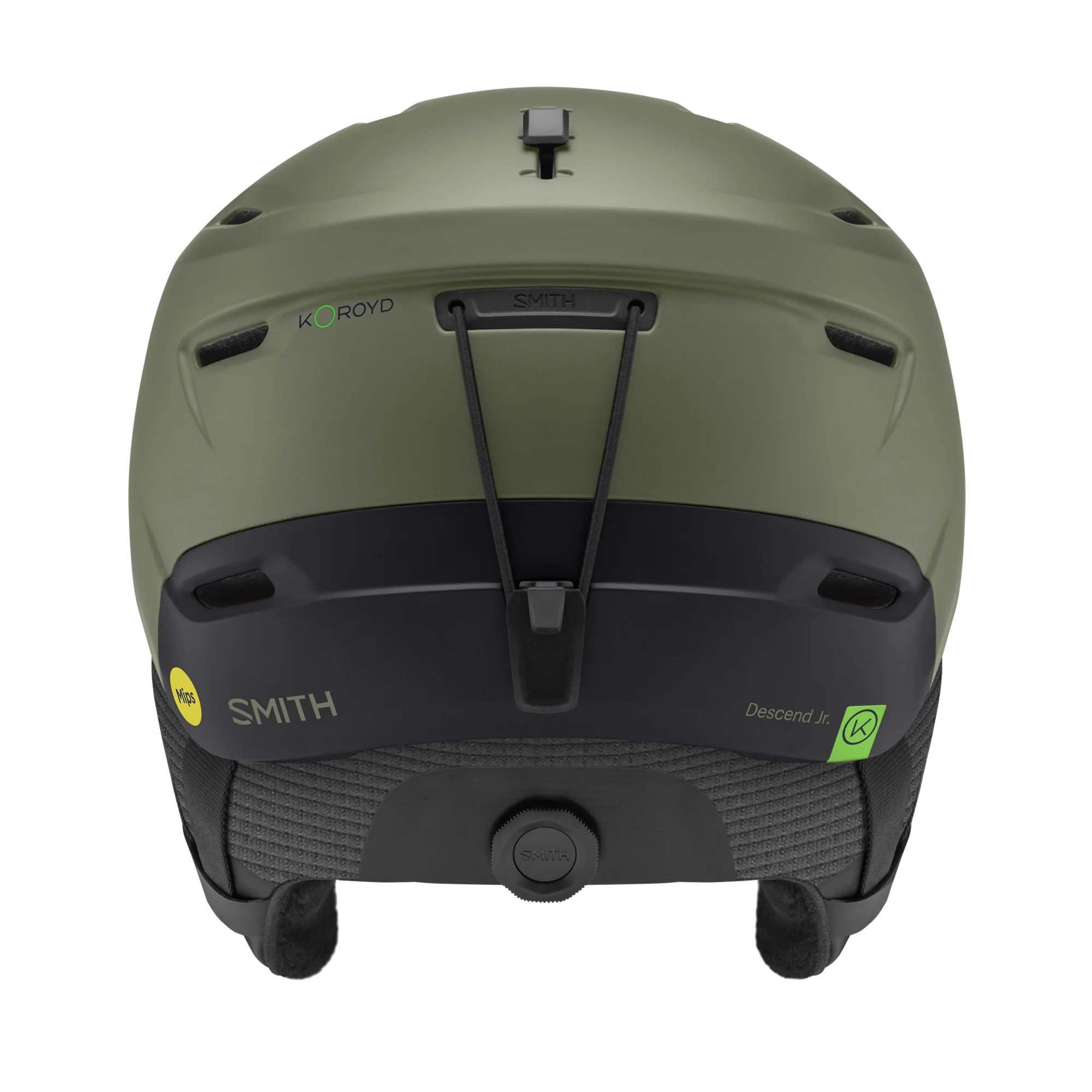 Casque de ski enfant Smith - Descend Jr Mips - Vert Fatigue mat / Noir 2
