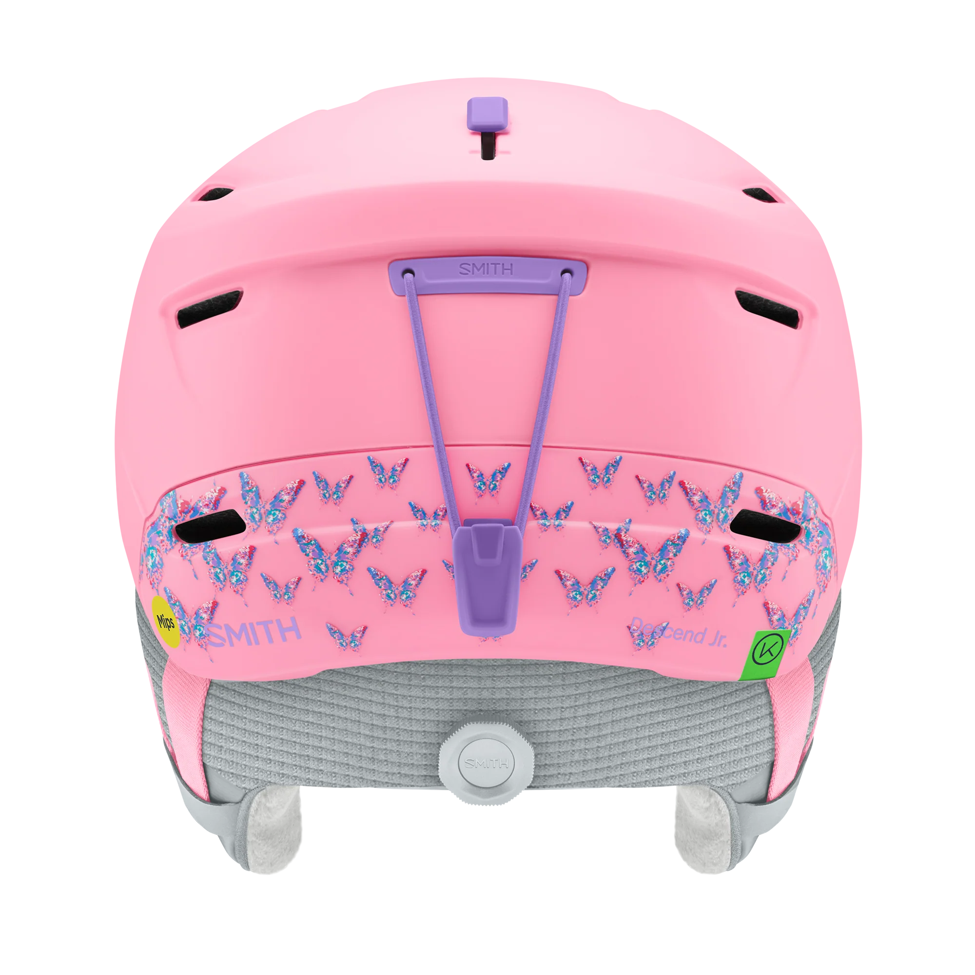 Casque de ski enfant Smith - Descend Jr Mips - Rose vif Lofi Butterfly mat 2