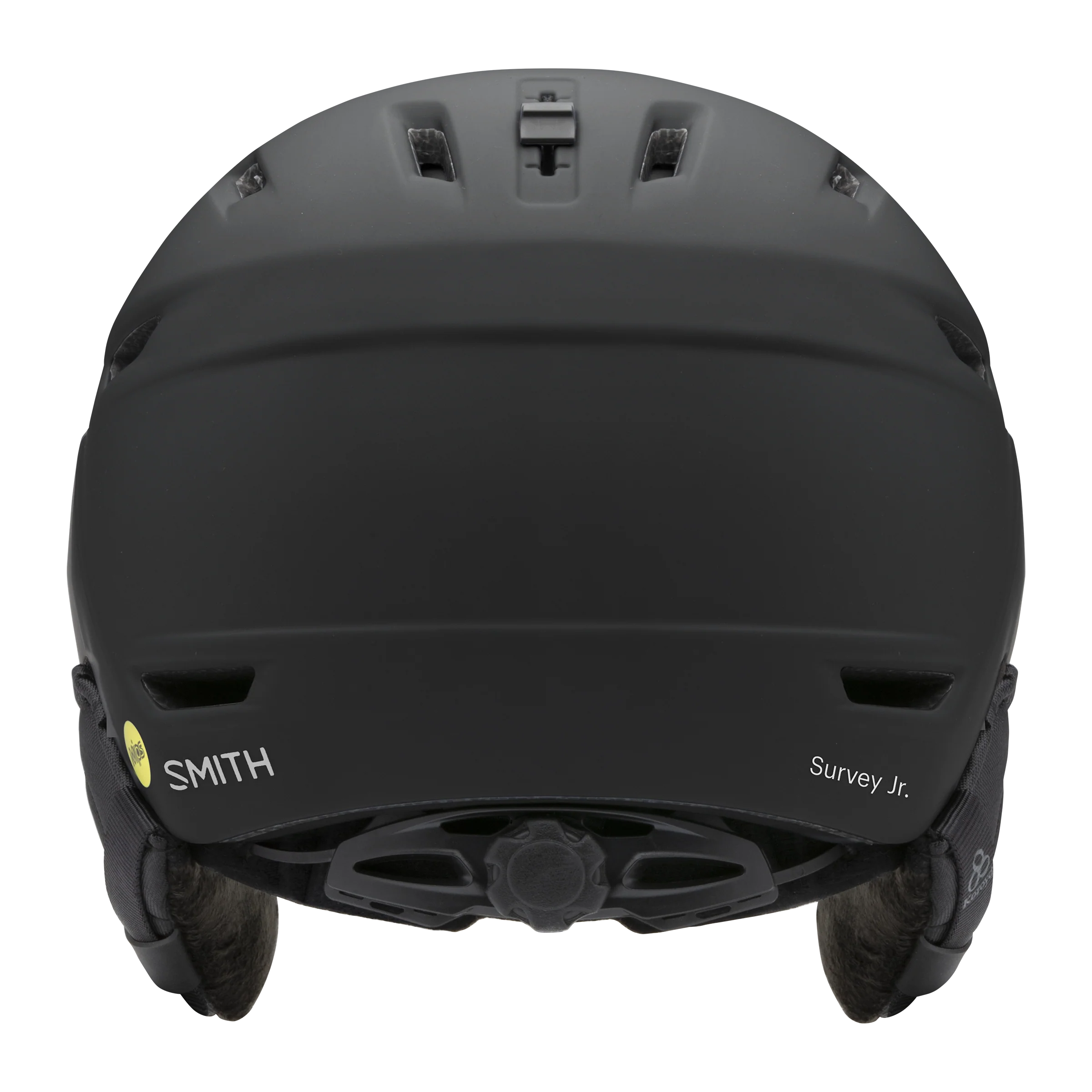 Casque de ski enfant Smith - Survey Jr Mips - Noir mat - Green Mirror 3