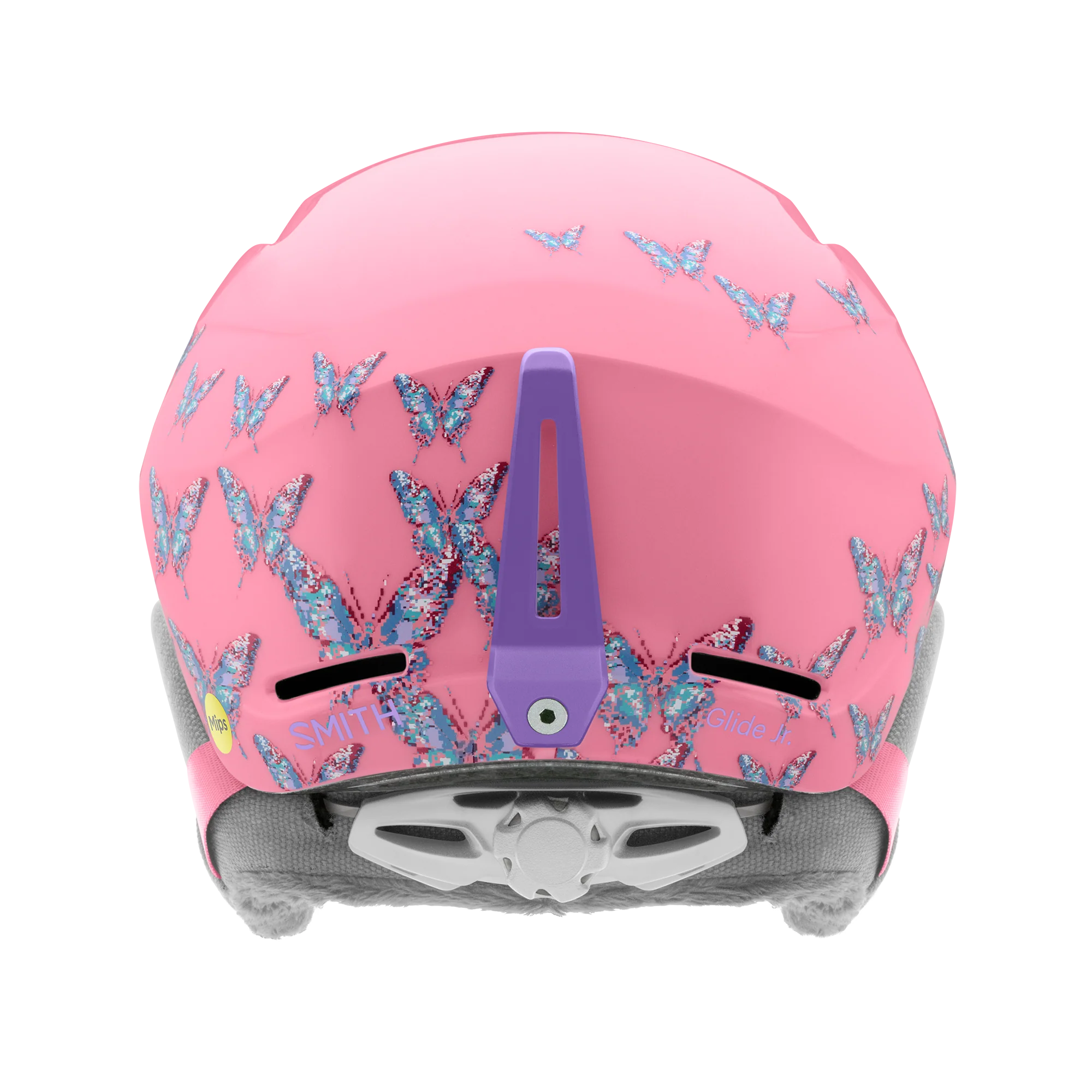 Casque de ski enfant Smith - Glide Jr Mips - Rose vif Lofi Butterfly mat 2