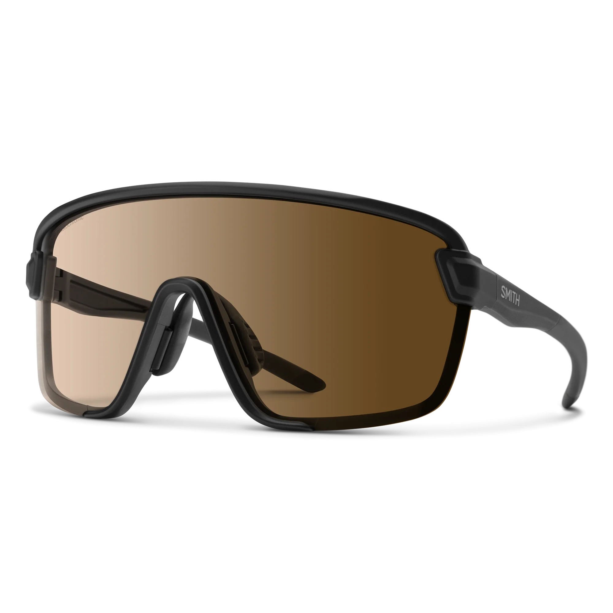Lunettes de soleil Smith - Bobcat - Noir mat - ChromaPop Photochromic Brown - Cat.1 à 3