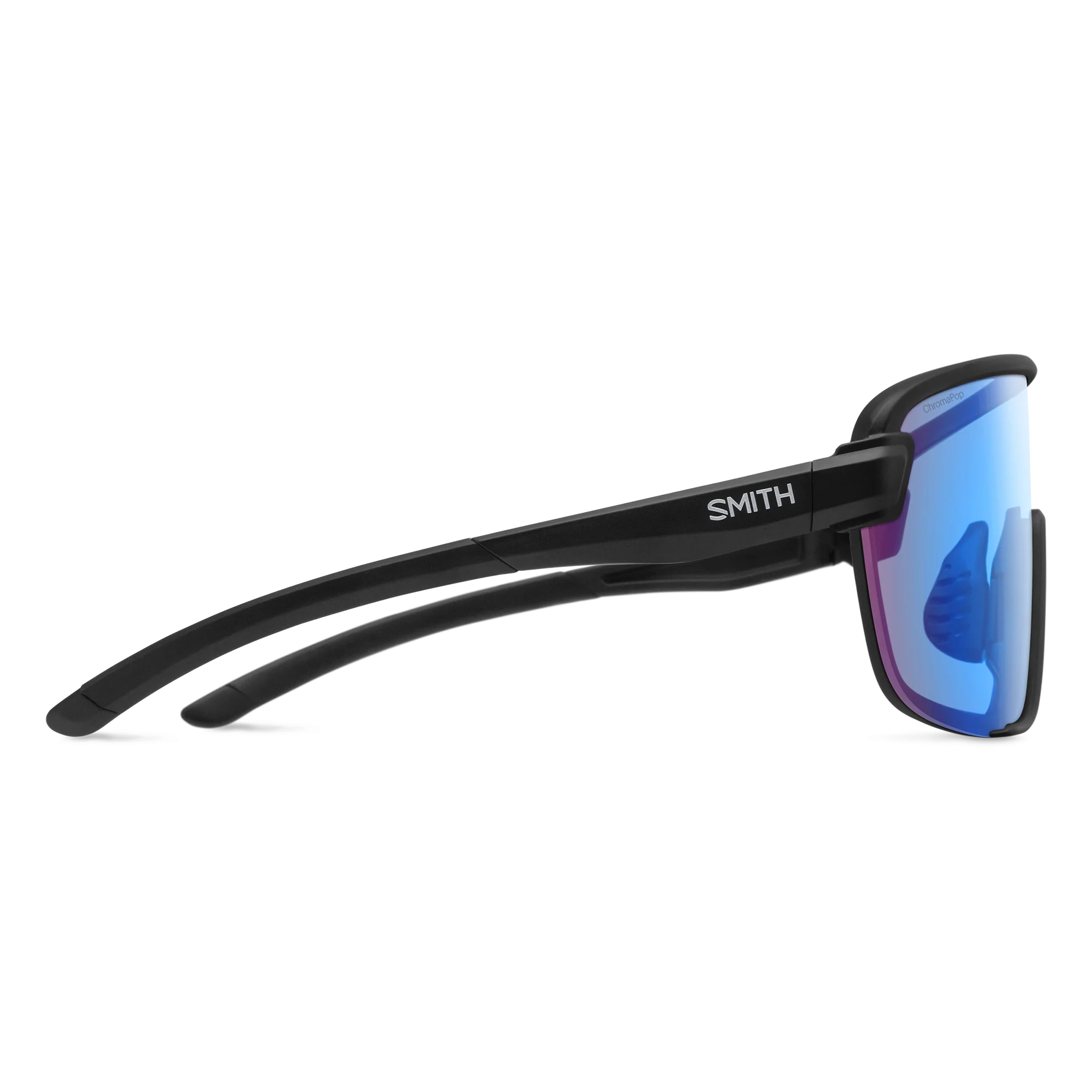 Lunettes de soleil Smith - Bobcat - Noir mat - ChromaPop Low Light Rose Blue Mirror - Cat.1 3