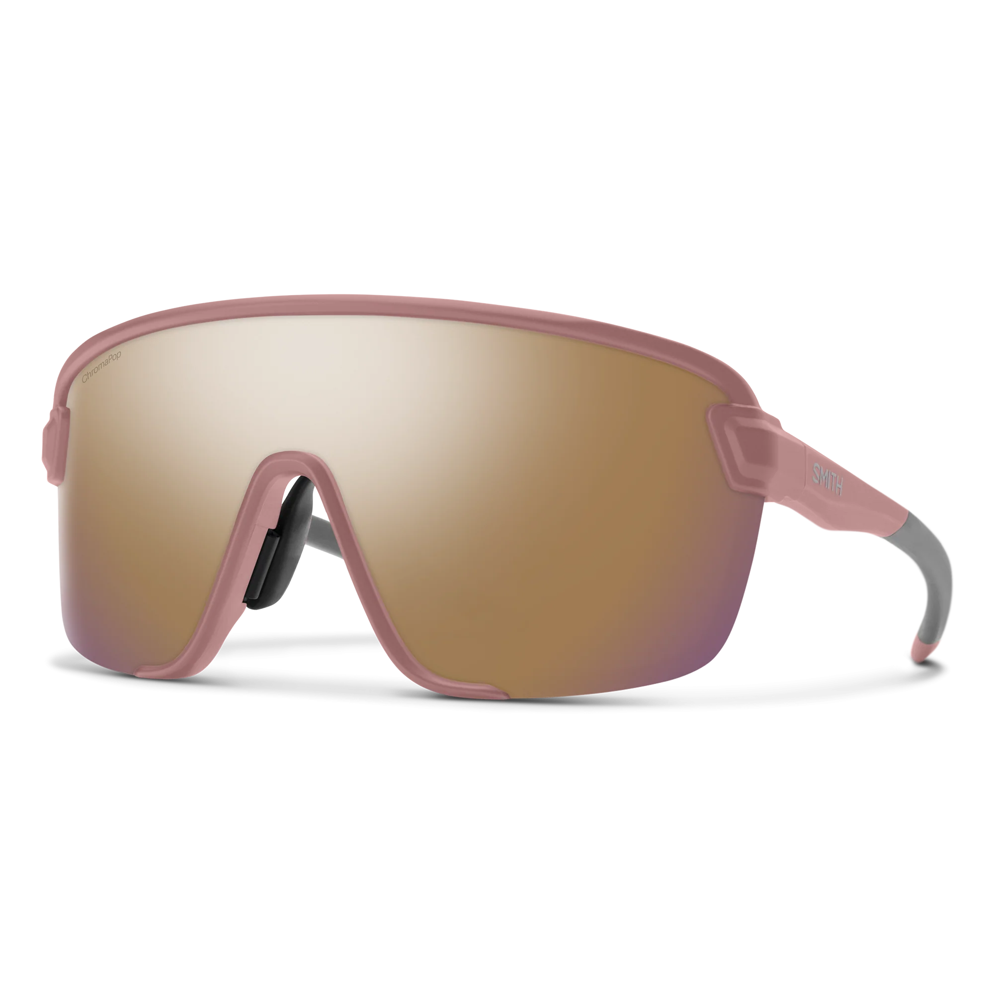 Lunettes de soleil Smith - Bobcat - Rose Craie mat - ChromaPop Rose Gold Mirror - Cat.3
