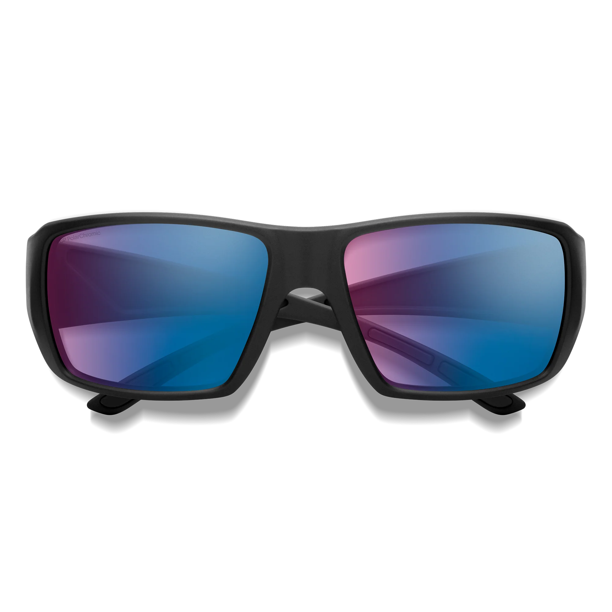 Lunettes de soleil Smith - Guides Choice XL - Noir mat - ChromaPop Glass Polarchromic Rose Blue Mirror - Cat.2 à 3