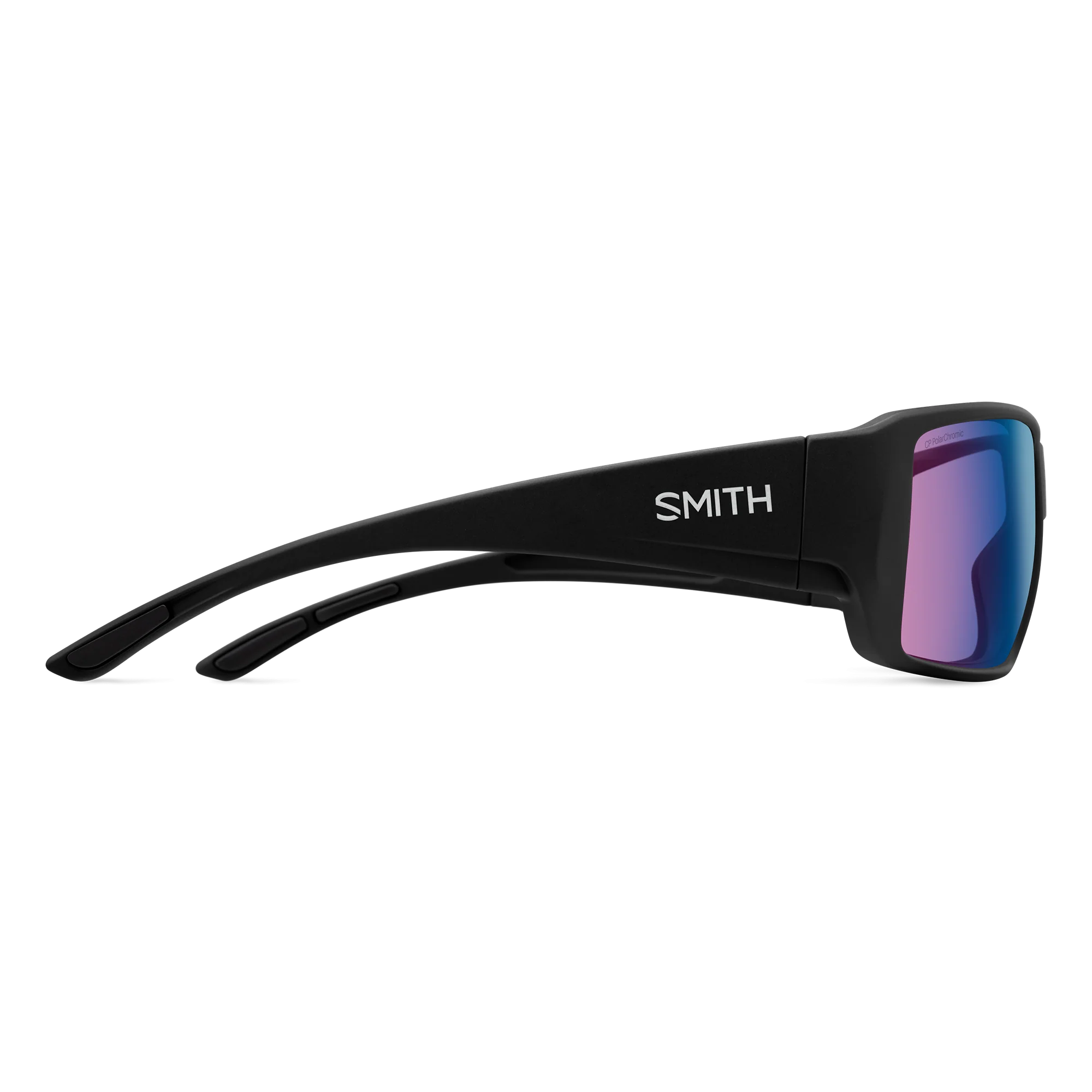 Lunettes de soleil Smith - Guides Choice XL - Noir mat - ChromaPop Glass Polarchromic Rose Blue Mirror - Cat.2 à 3