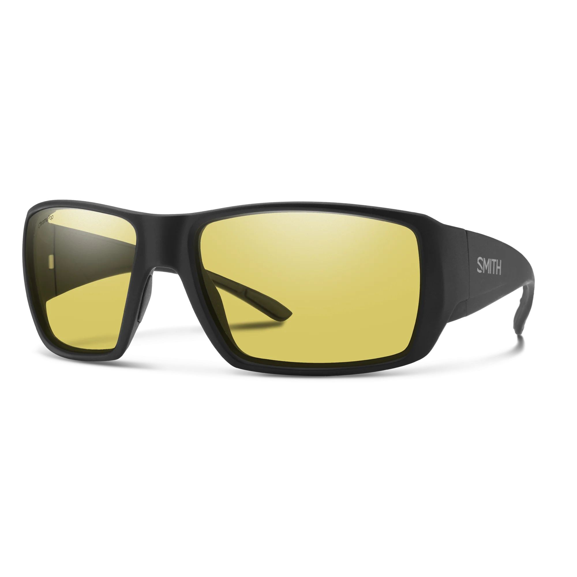 Lunettes de soleil Smith - Guides Choice XL - Noir mat - ChromaPop Glass Polarized Low Light Yellow - Cat.3