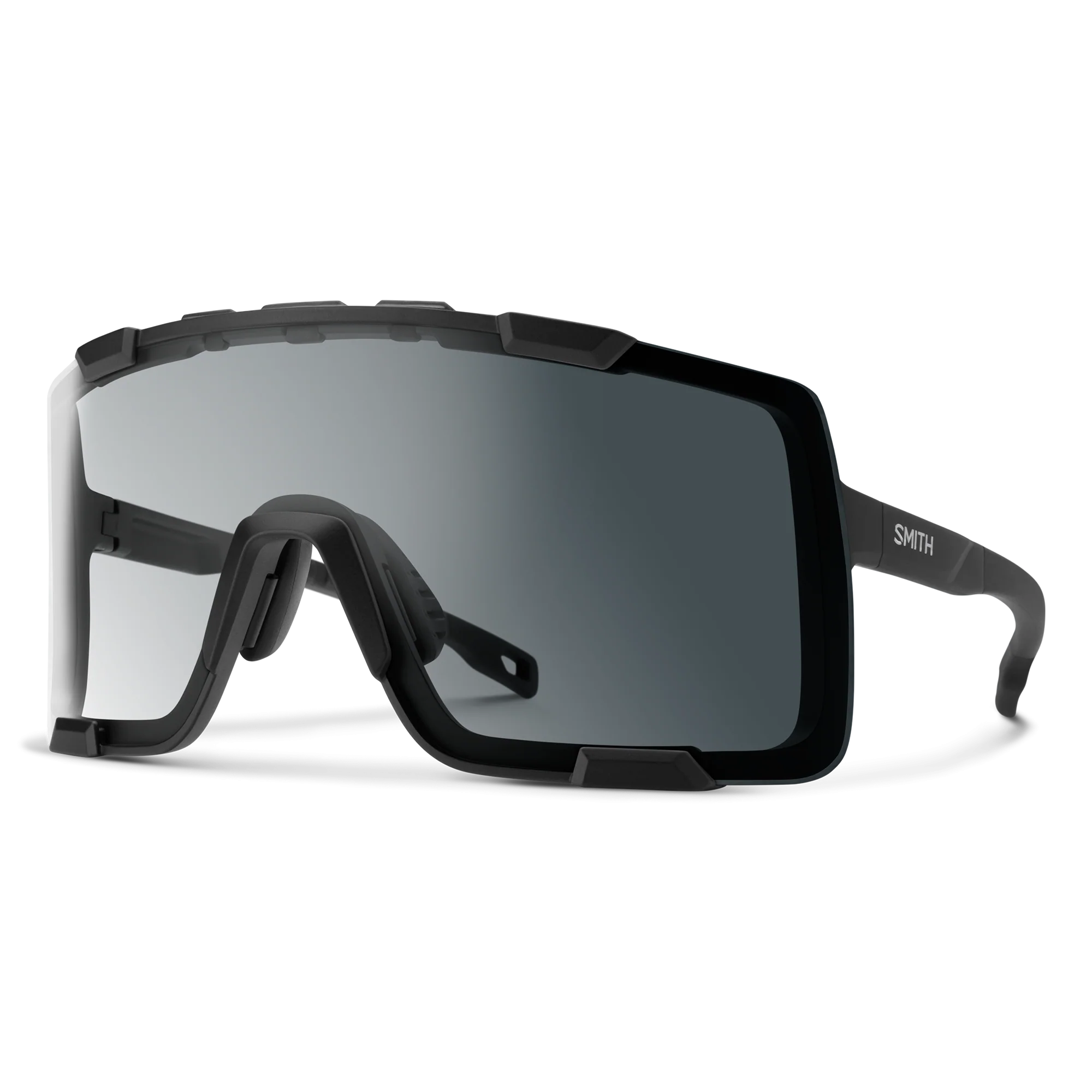 Lunettes de soleil Smith - Syncline - Noir mat - ChromaPop Photochromic Clear To Gray - Cat.1 à 3