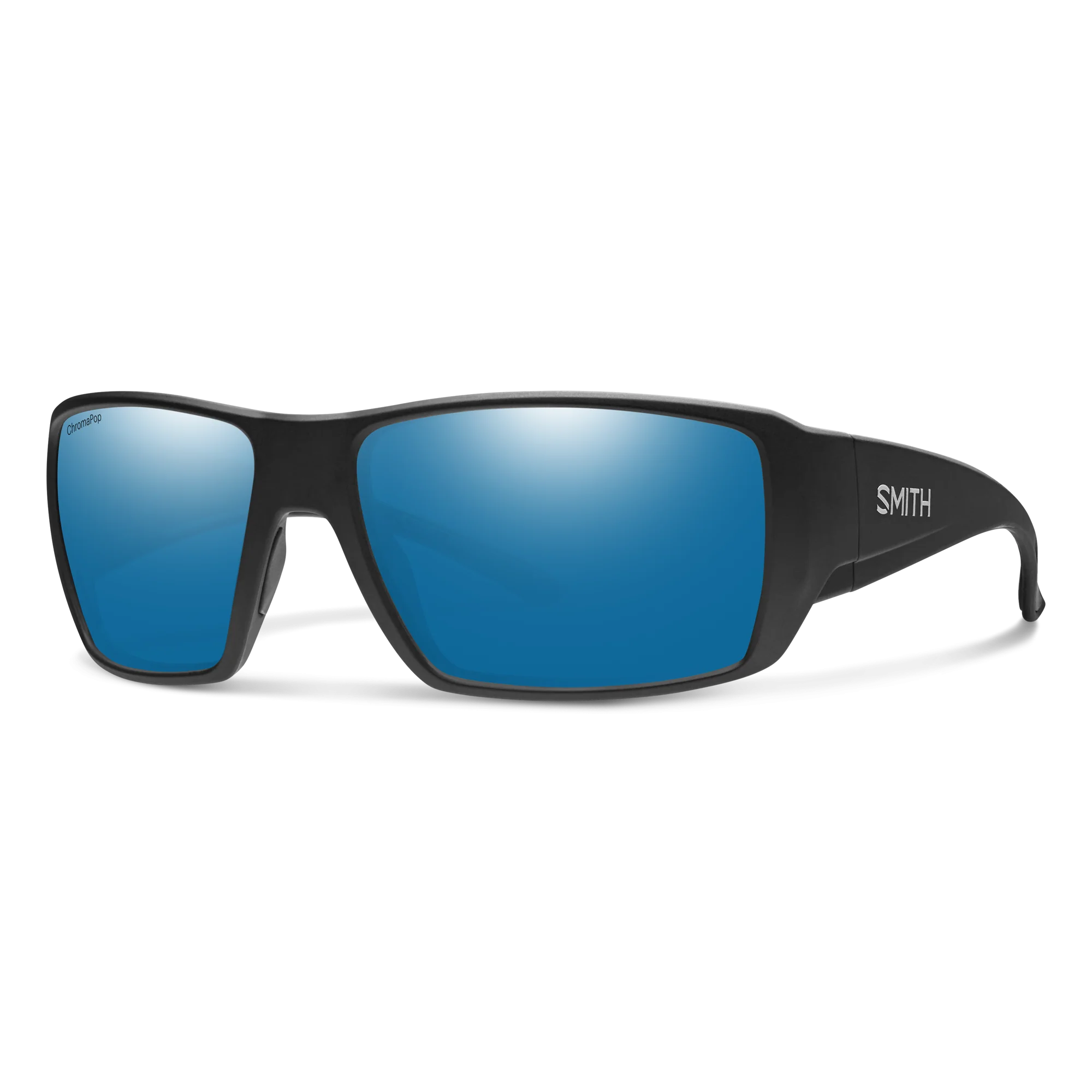 Lunettes de soleil Smith - Guides Choice XL - Noir mat - ChromaPop Glass Polarized Blue Mirror - Cat.3