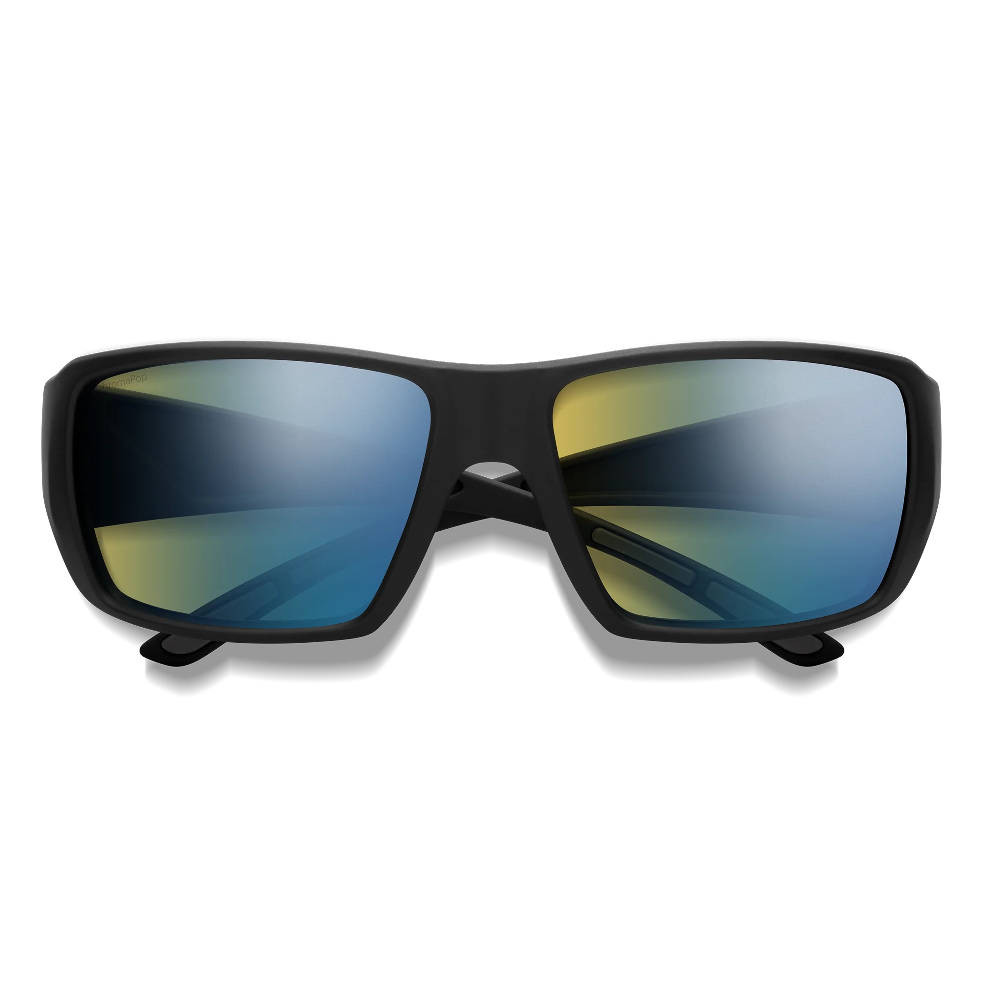 Lunettes de soleil Smith - Guides Choice XL - Noir mat - ChromaPop Glass Polarchromic Yellow Blue Mirror - Cat.2 à 3