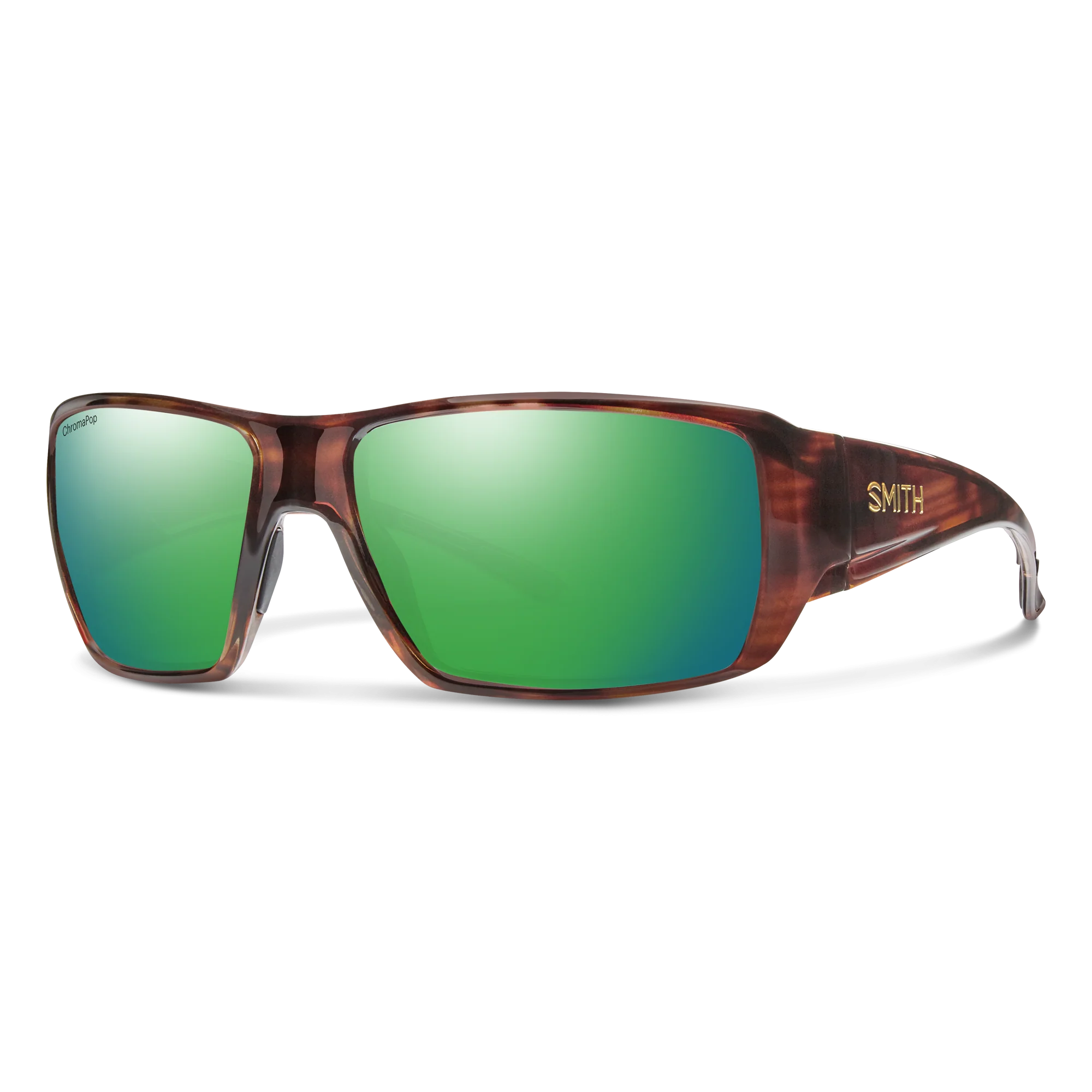Lunettes de soleil Smith - Guides Choice XL - Écaille - ChromaPop Glass Polarized Green Mirror - Cat.3