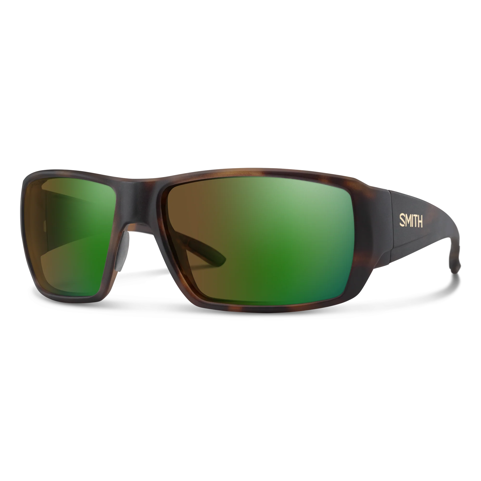 Lunettes de soleil Smith - Guides Choice XL - Écaille mat - ChromaPop Glass Polarchromic Brown Green Mirror - Cat.2 à 3