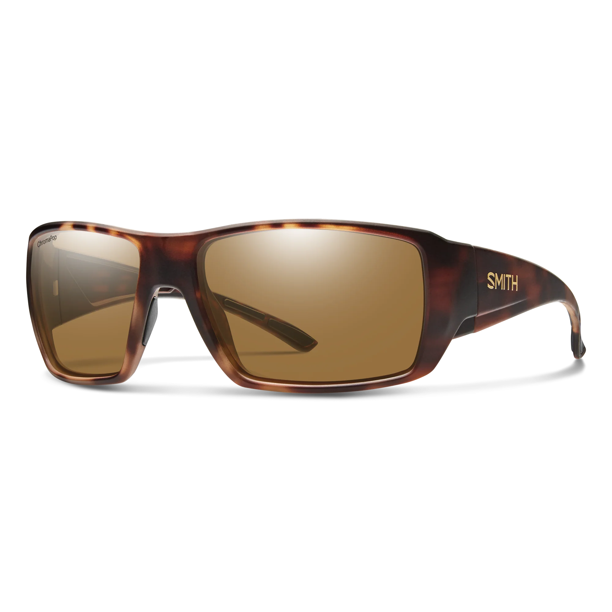 Lunettes de soleil Smith - Guides Choice XL - Havane mat - ChromaPop Glass Polarized Brown - Cat.3