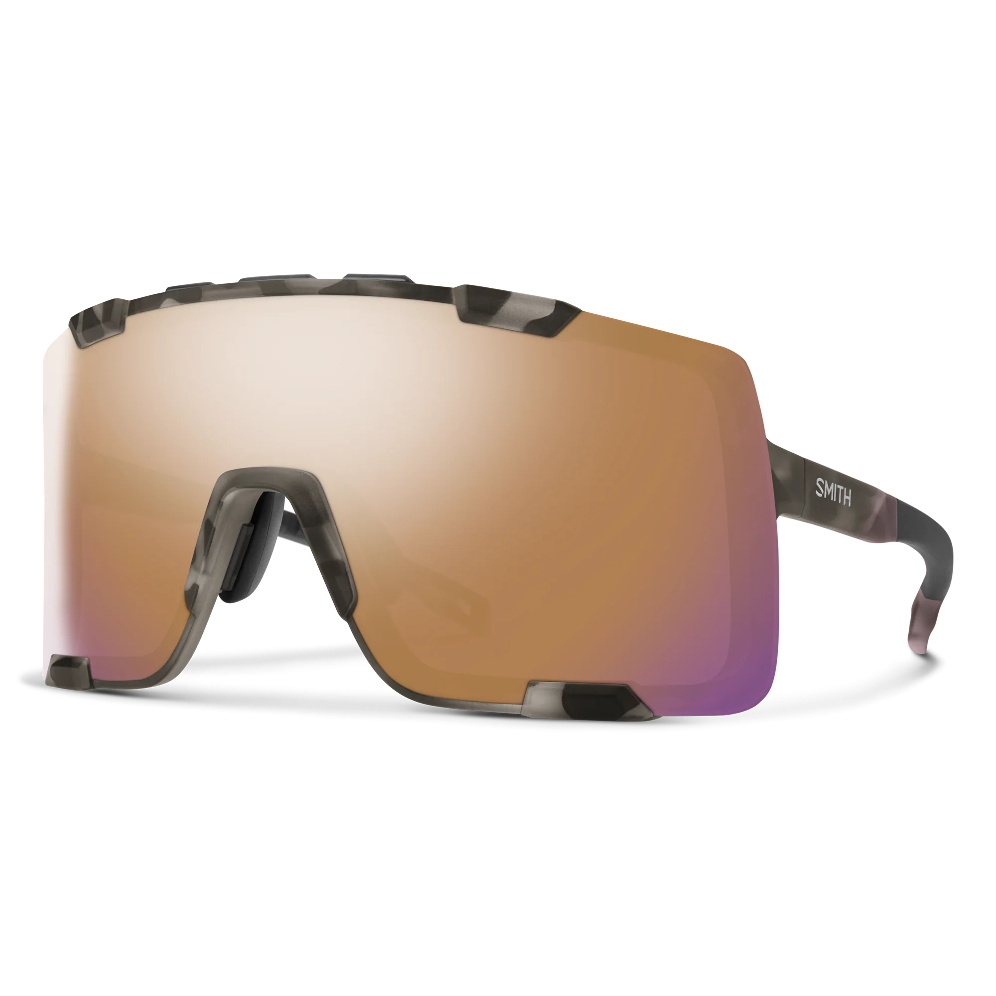 Lunettes de soleil Smith - Syncline - Salt Haze mat - ChromaPop Rose Gold Mirror - Cat.3