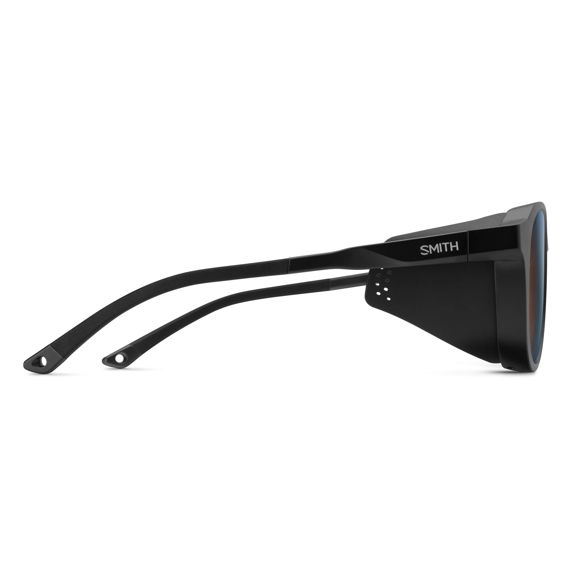Lunettes de soleil Smith - Venture - Noir mat - ChromaPop Glacier Photochromic Copper Blue Mirror - Cat.1 à 4