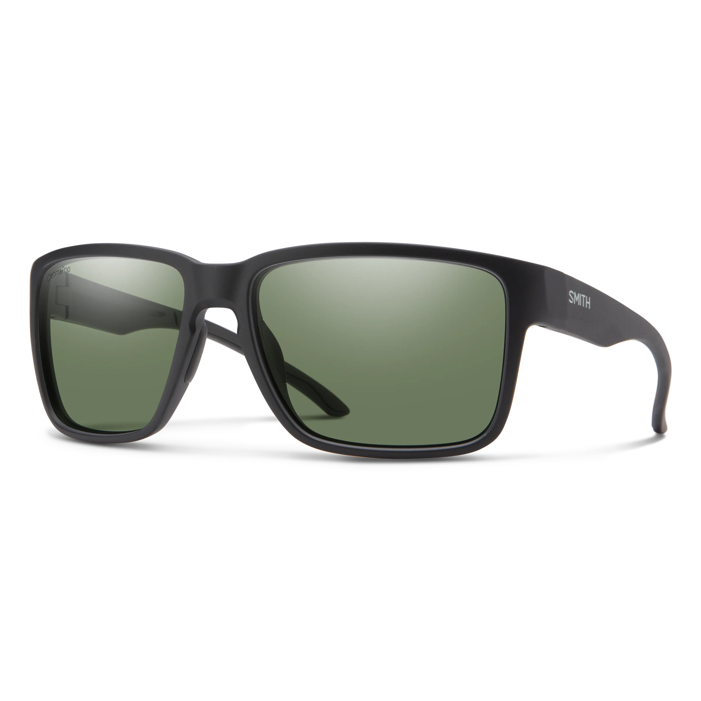 Lunettes de soleil Smith - Emerge - Noir mat - ChromaPop Polarized Gray Green - Cat.3