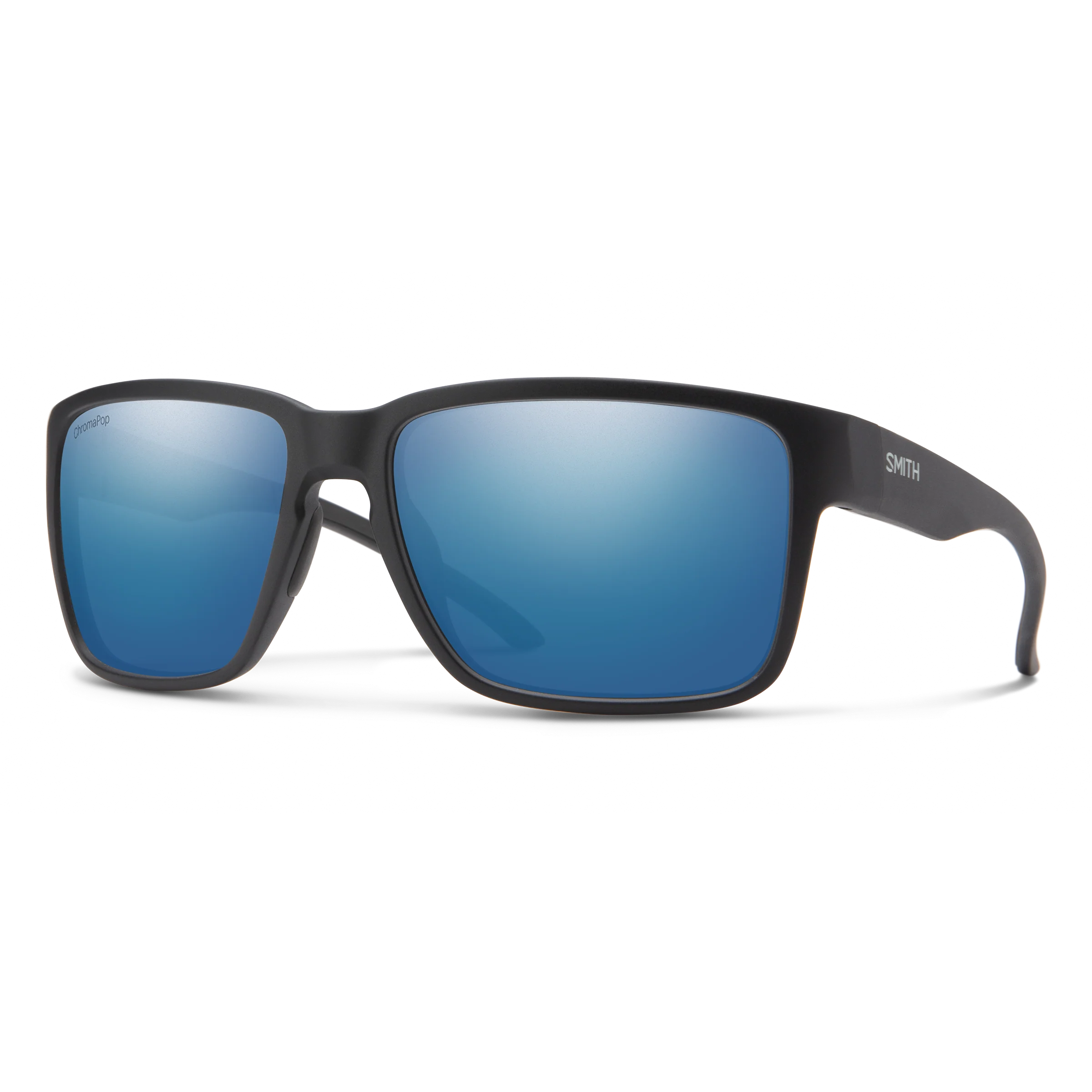 Lunettes de soleil Smith - Emerge - Noir mat - ChromaPop Polarized Blue Mirror - Cat.3