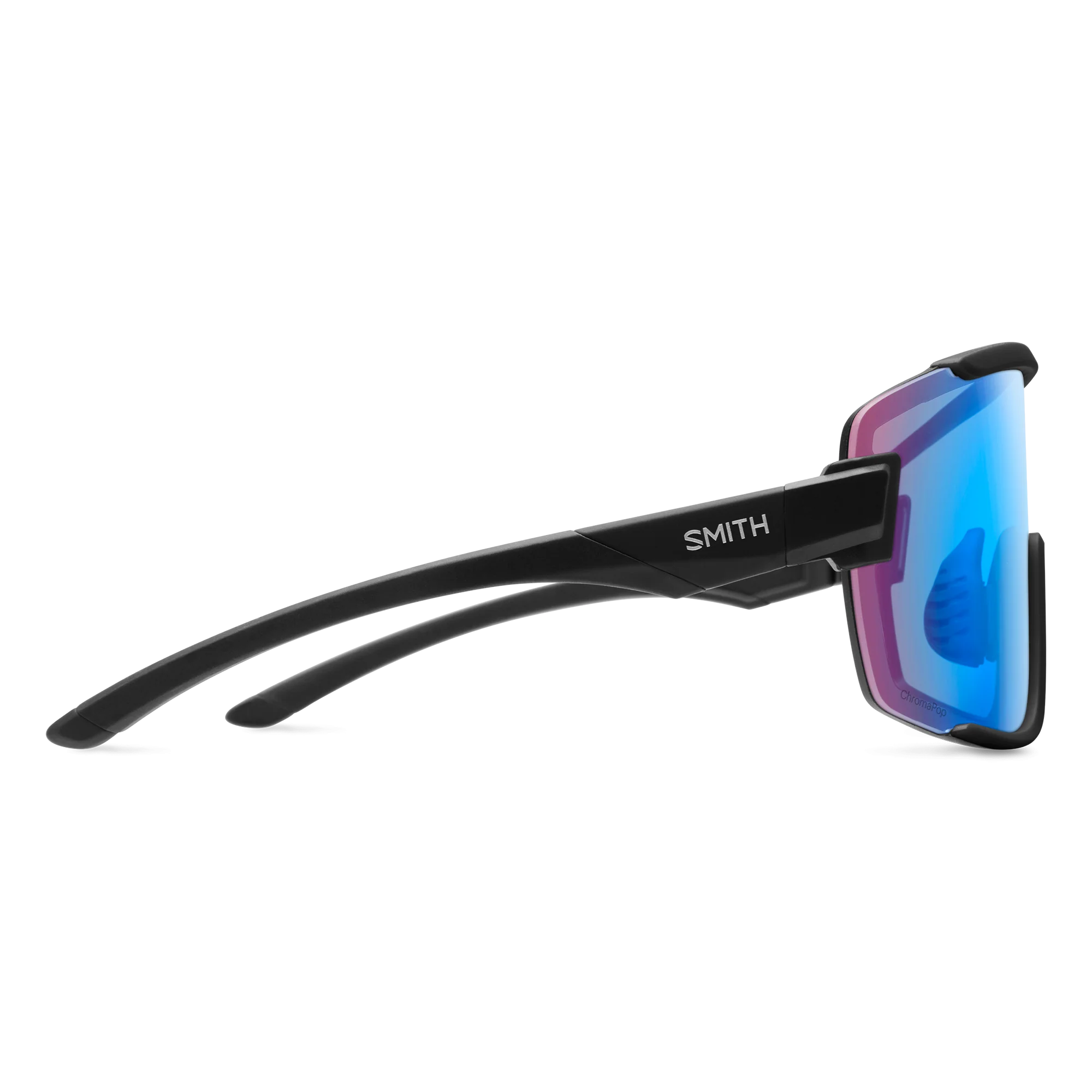 Lunettes de soleil Smith - Wildcat - Noir mat - ChromaPop Low Light Rose Blue Mirror - Cat.1 2