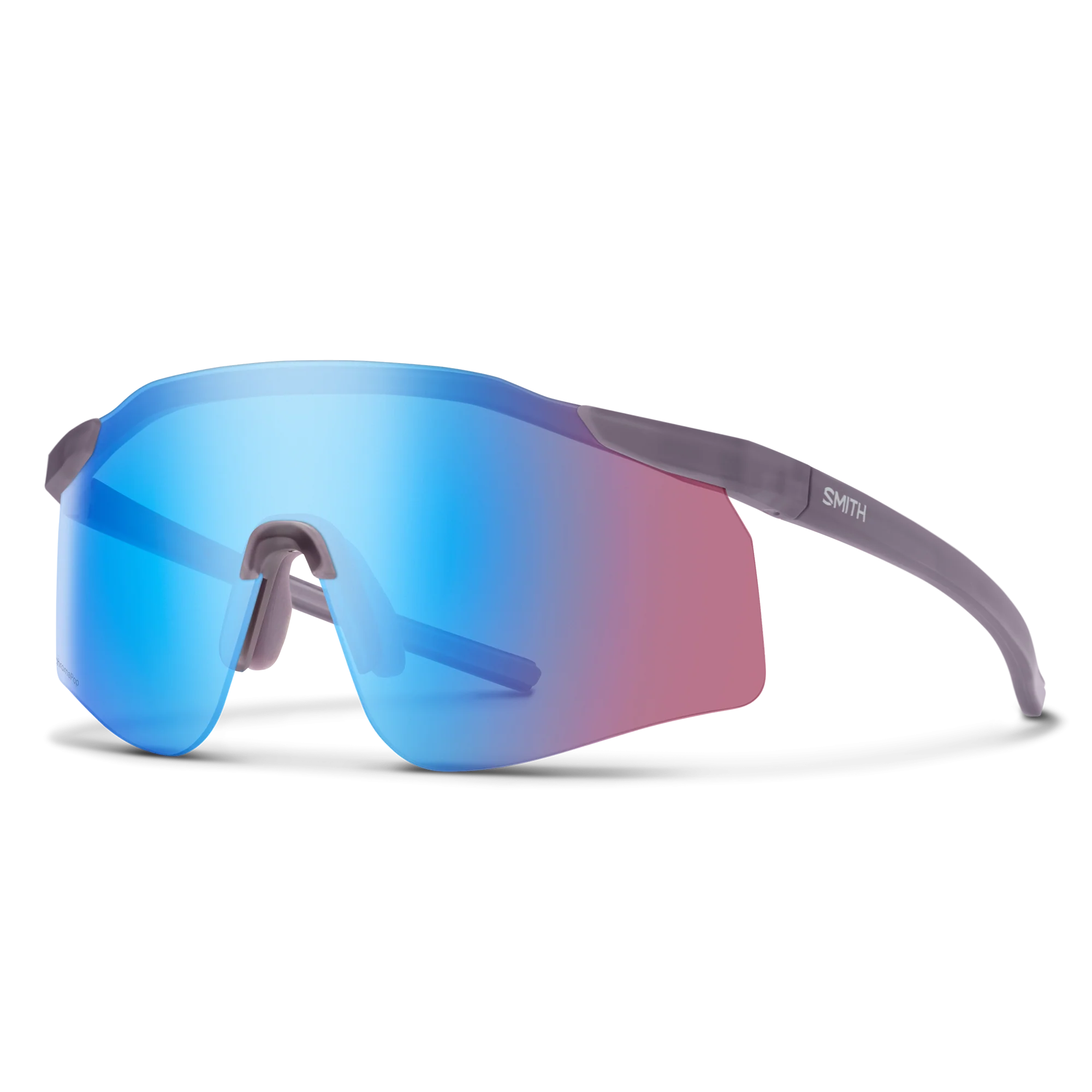 Lunettes de soleil Smith - Defy - Cristal Meteorite mat - ChromaPop Low Light Rose Blue Mirror - Cat.1