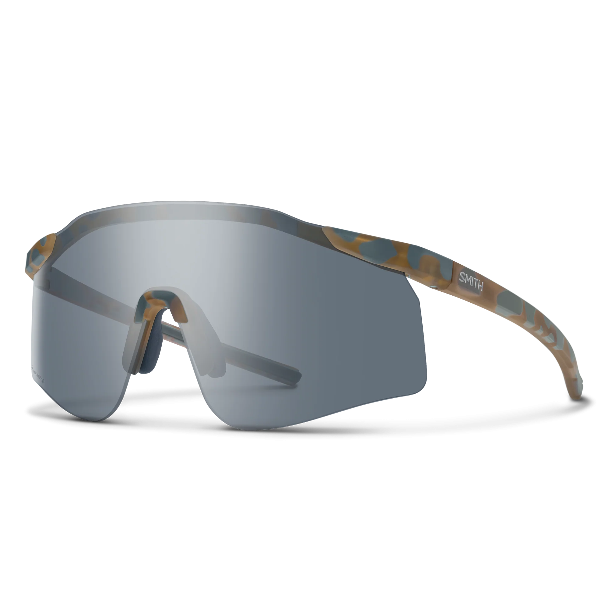 Lunettes de soleil Smith - Defy - Flint / Écaille Tarmac mat - ChromaPop Slate - Cat.2