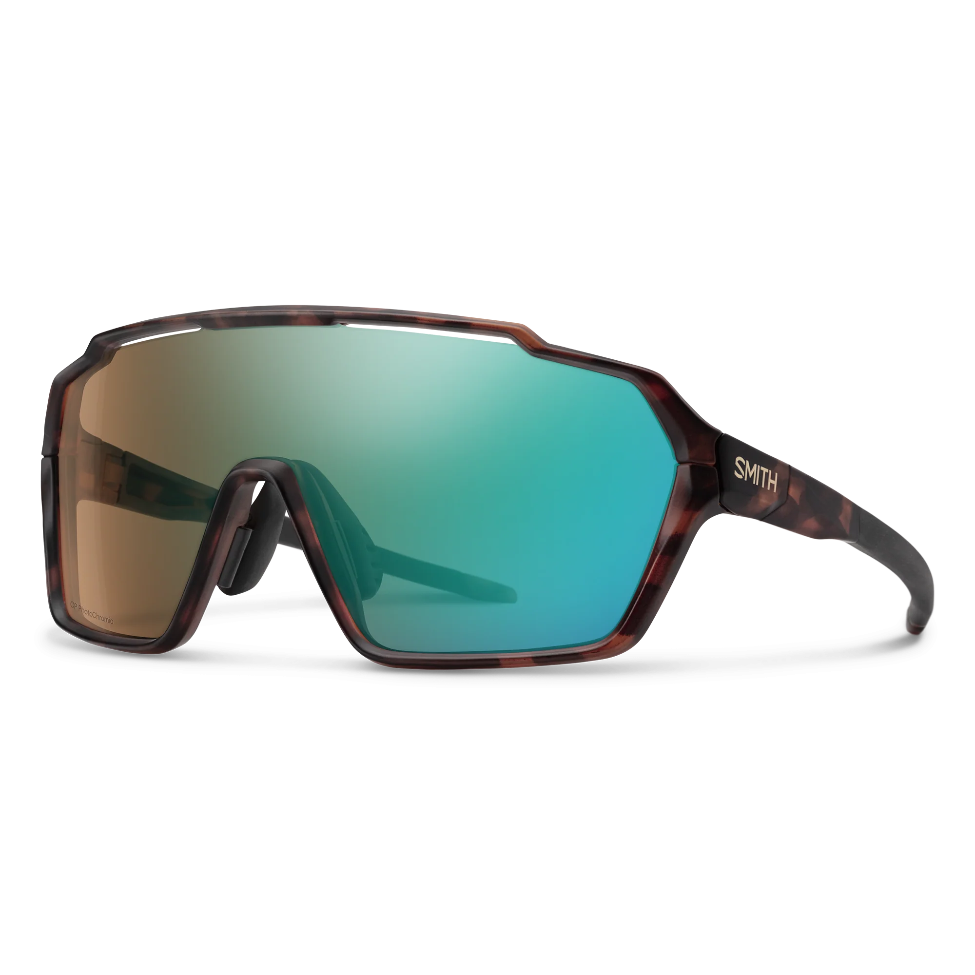 Lunettes de soleil Smith - Shift MAG - Écaille mat - ChromaPop Photochromic Brown Opal Mirror - Cat.1 à 3