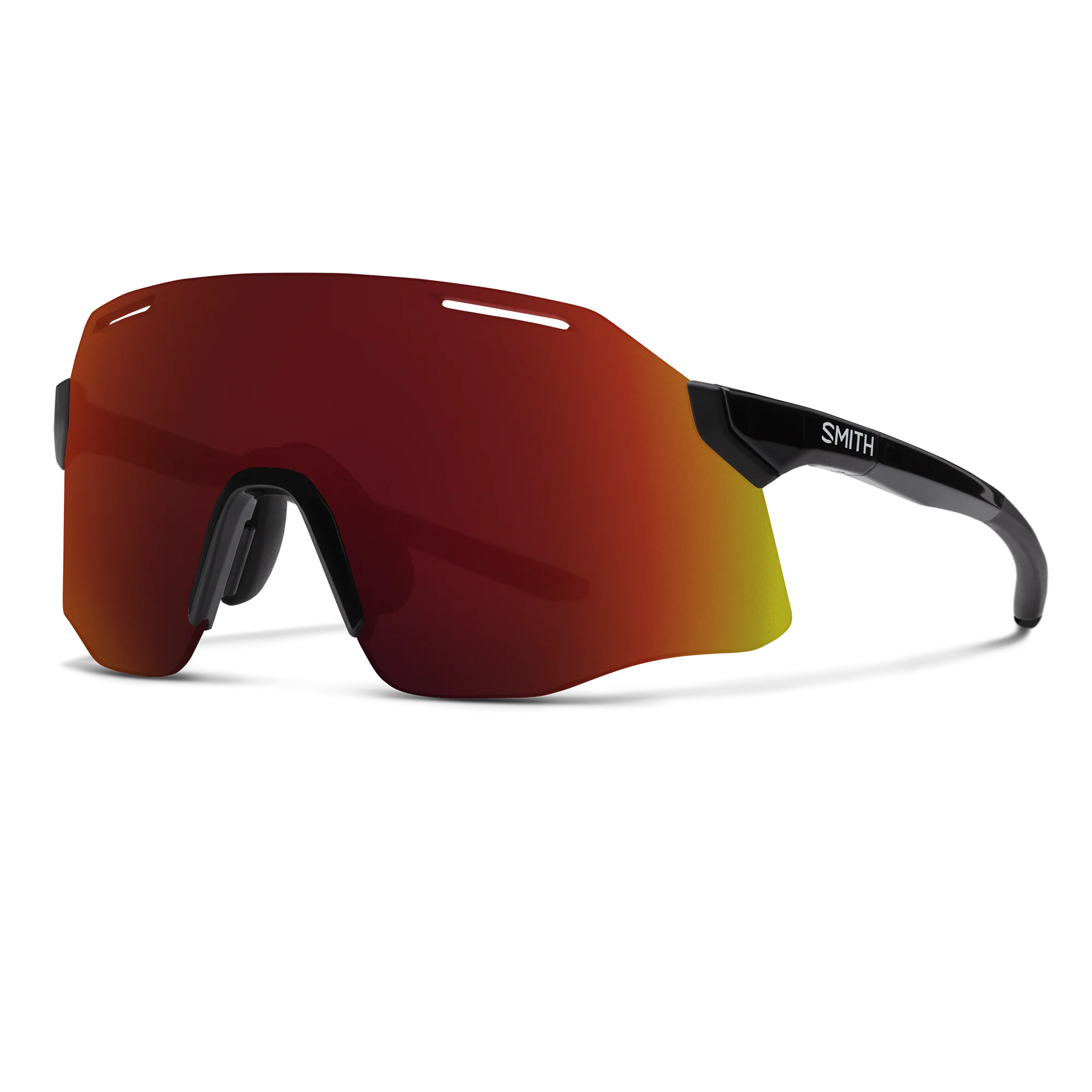Lunettes de soleil Smith - Vert PivLock - Noir - ChromaPop Red Mirror - Cat.3