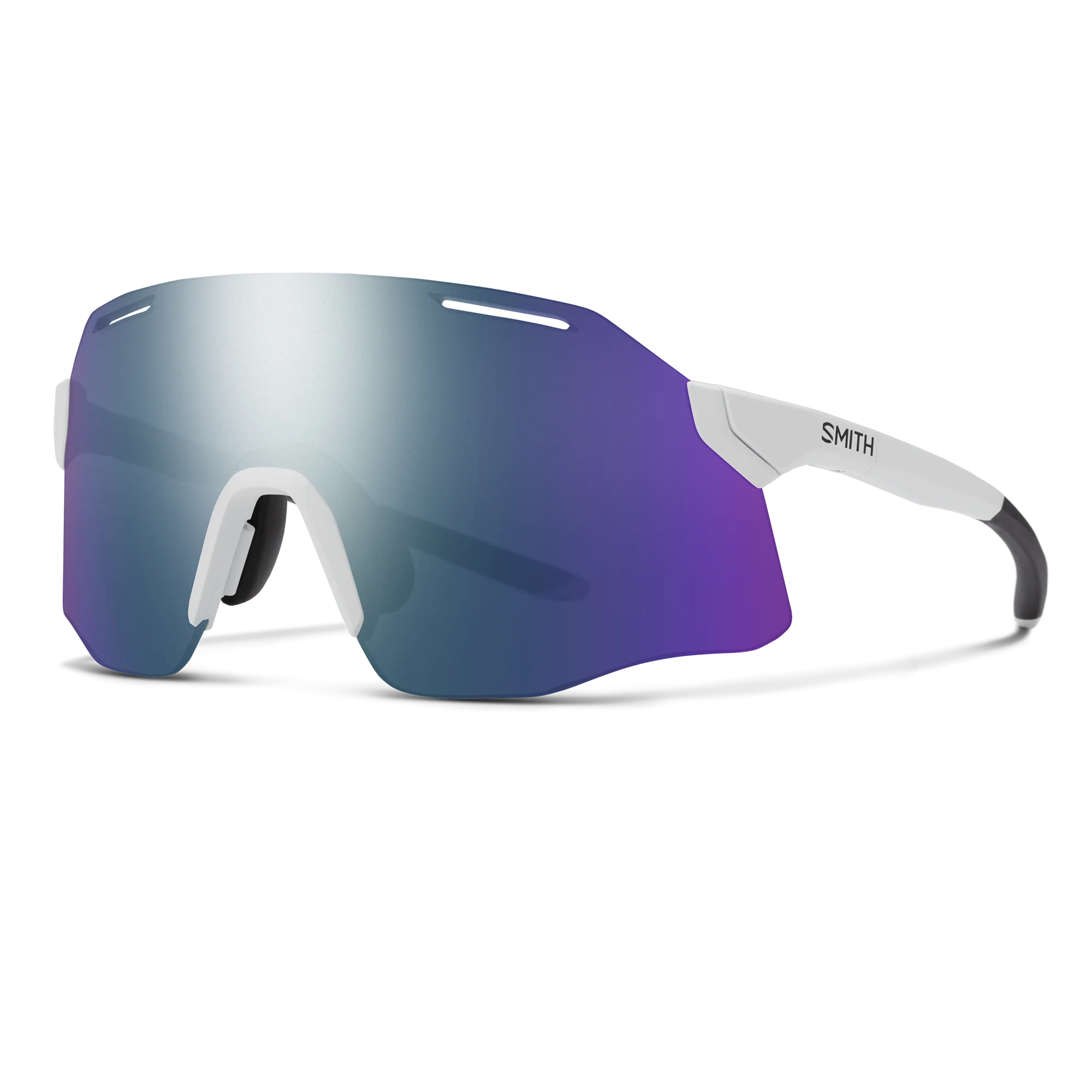 Lunettes de soleil Smith - Vert PivLock - Blanc - ChromaPop Violet Mirror - Cat.3