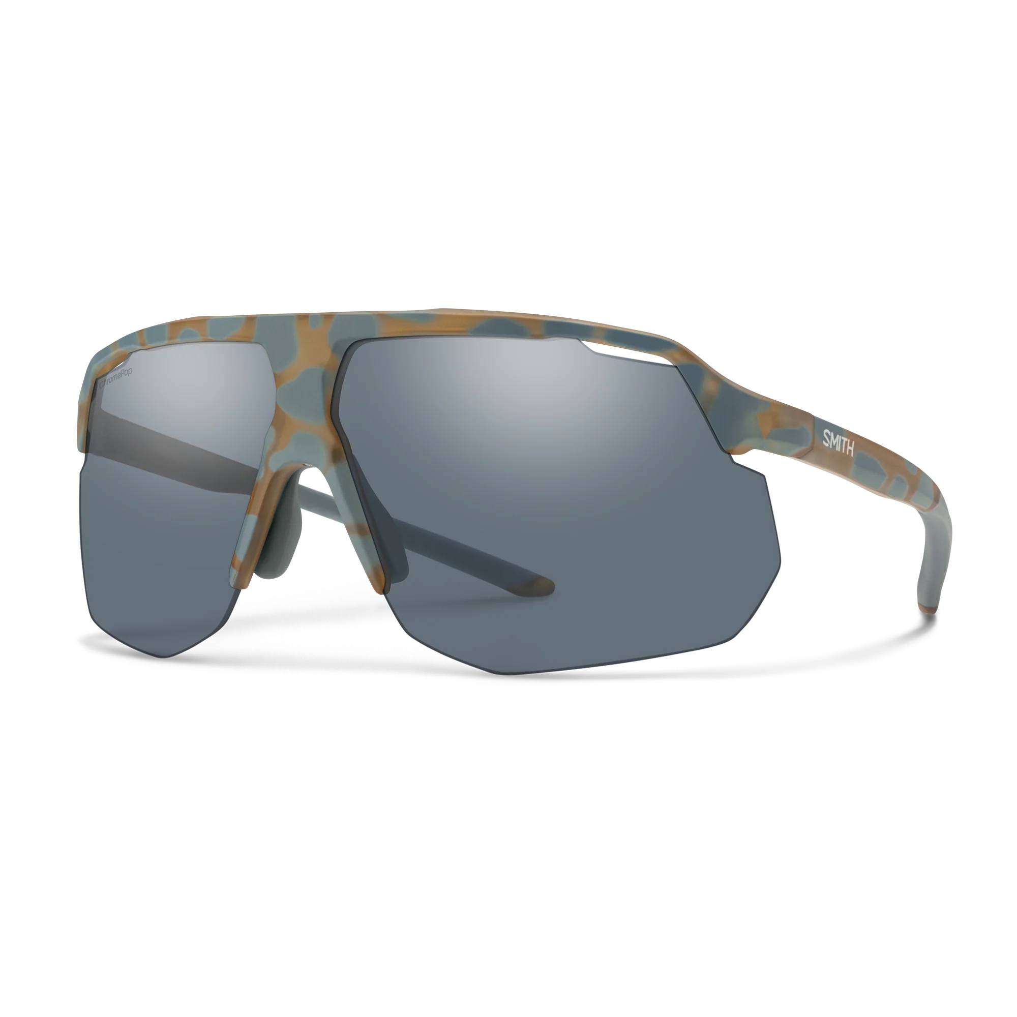 Lunettes de soleil Smith - Motive - Flint / Écaille Tarmac mat - ChromaPop Slate - Cat.2