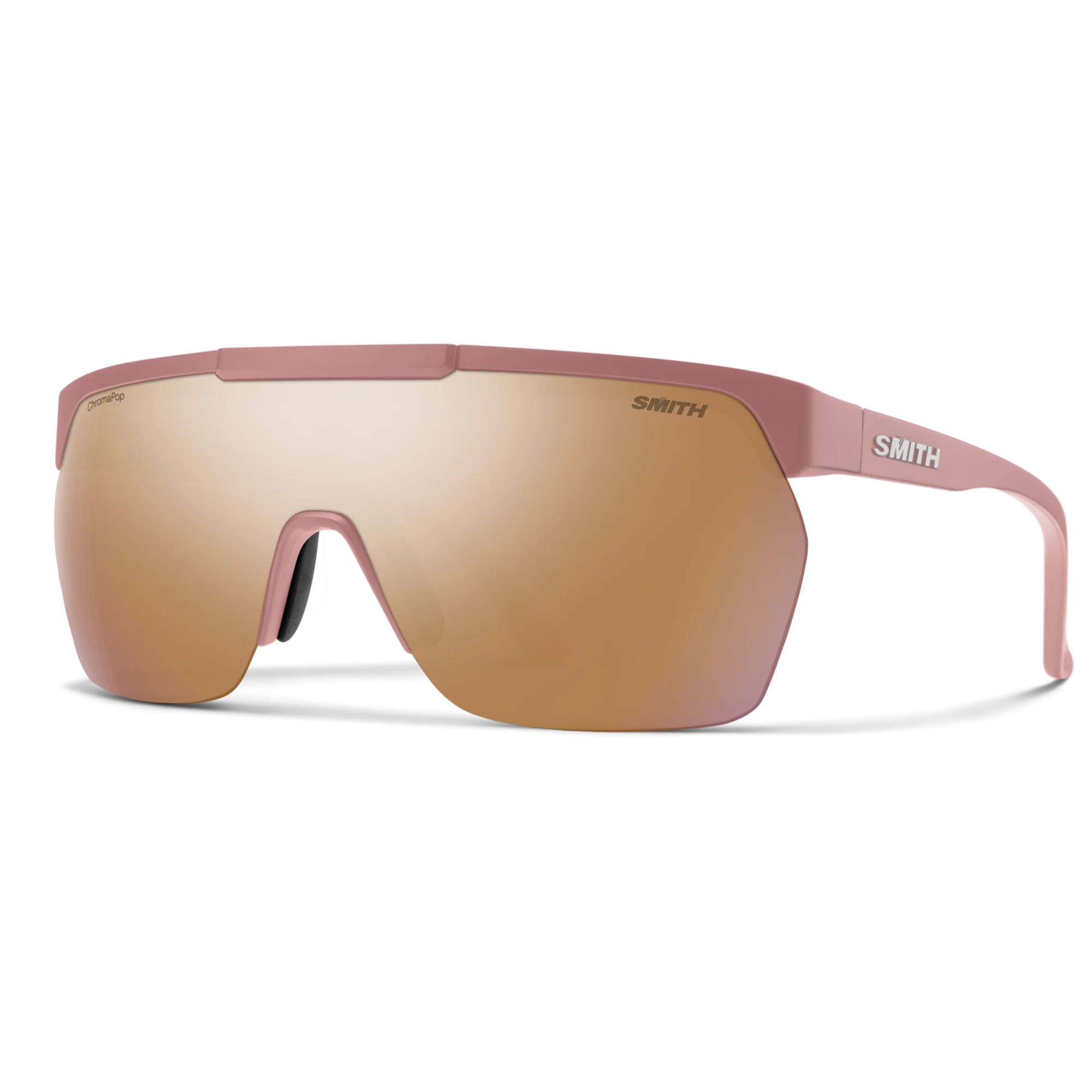 Lunettes de soleil Smith - XC - Rose Craie mat - ChromaPop Rose Gold Mirror - Cat.3