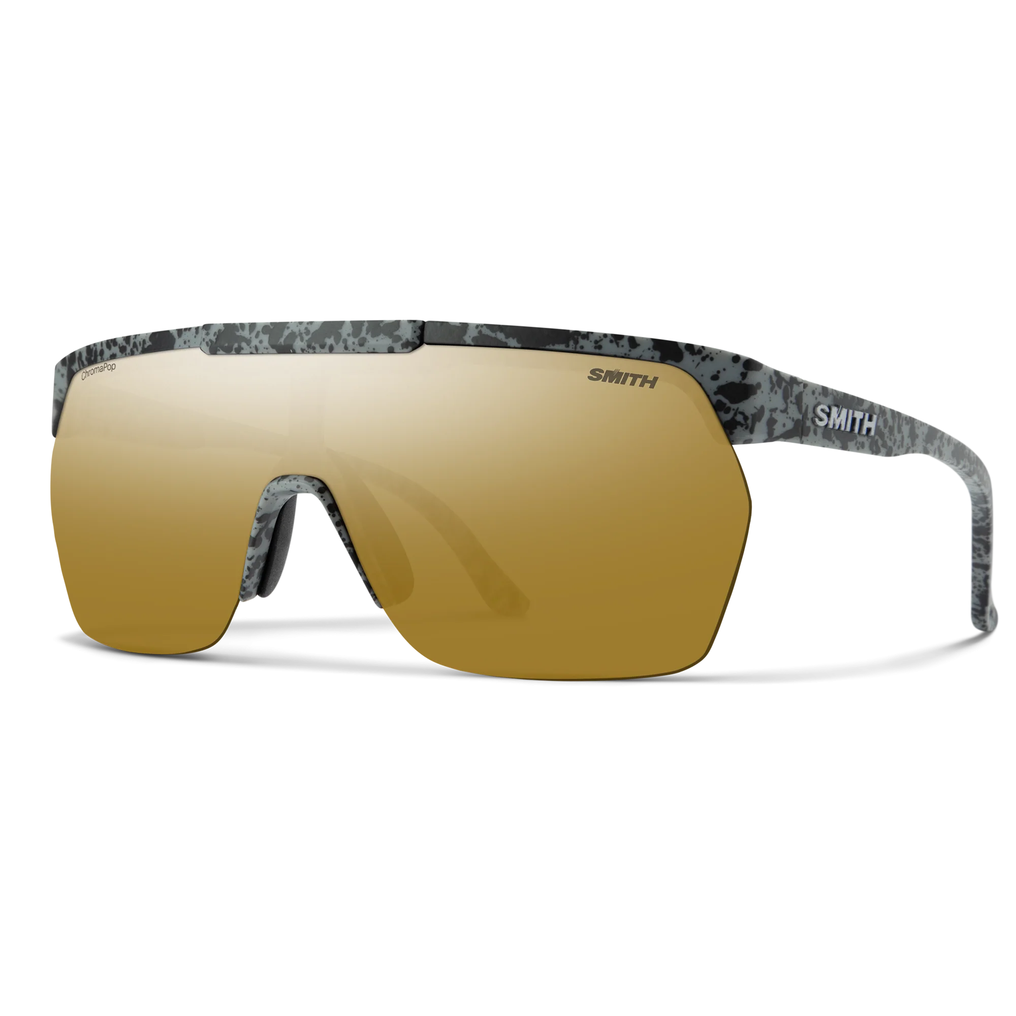 Lunettes de soleil Smith - XC - Marbre gris mat - ChromaPop Polarized Bronze Mirror - Cat.3