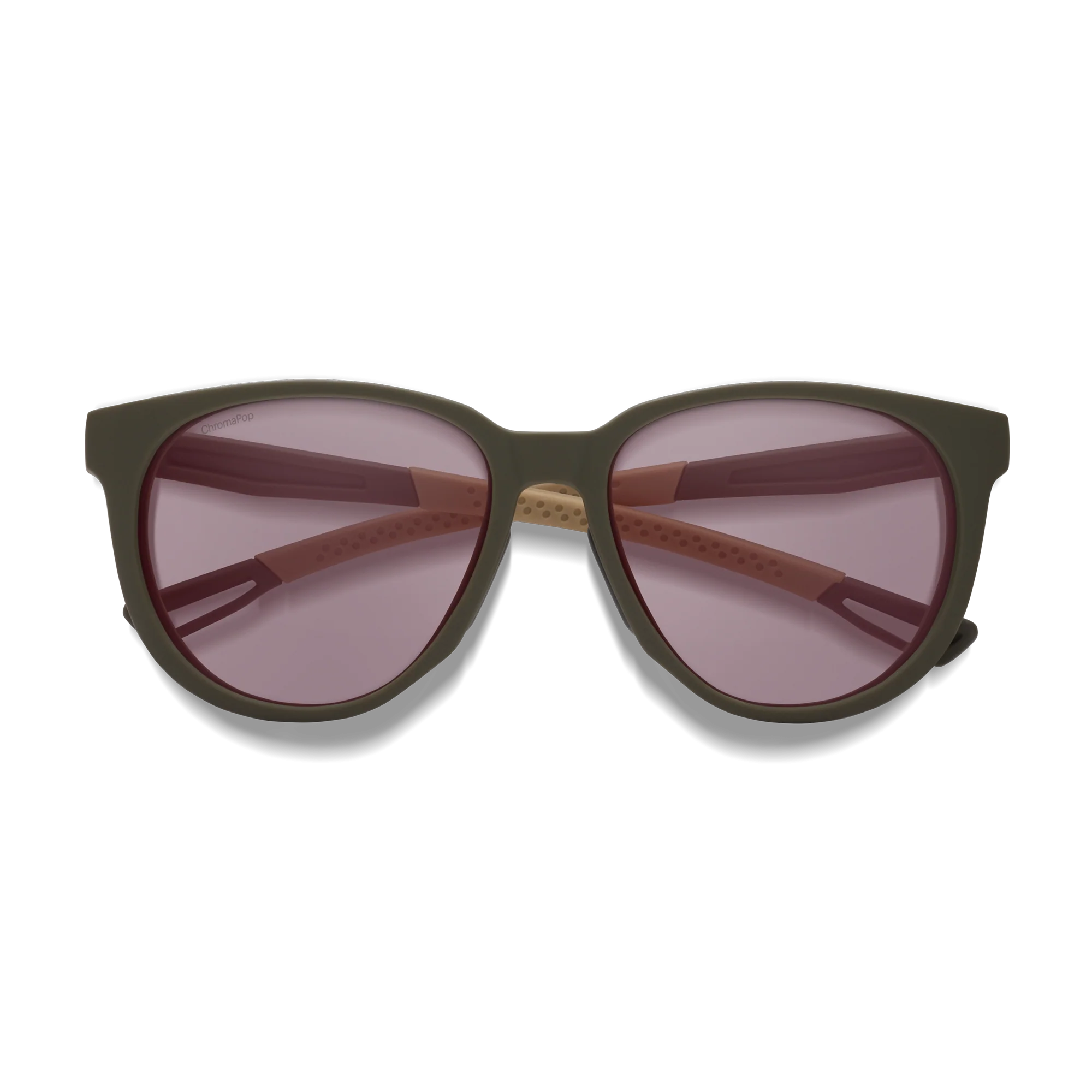 Lunettes de soleil Smith - Seeker - Vert Forest mat - ChromaPop Low Light Rose - Cat.1 2