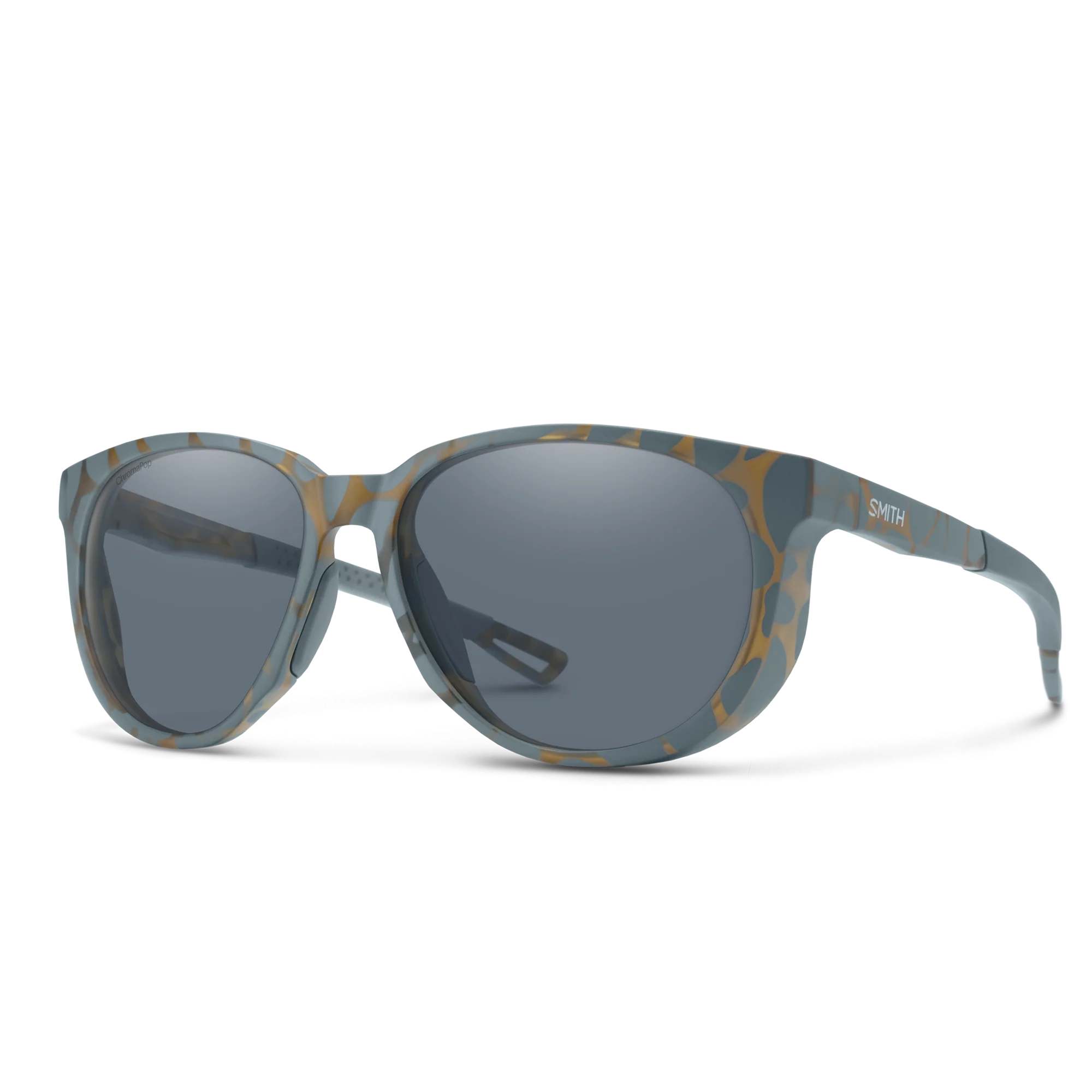 Lunettes de soleil Smith - Seeker - Flint / Écaille Tarmac mat - ChromaPop Slate - Cat.2