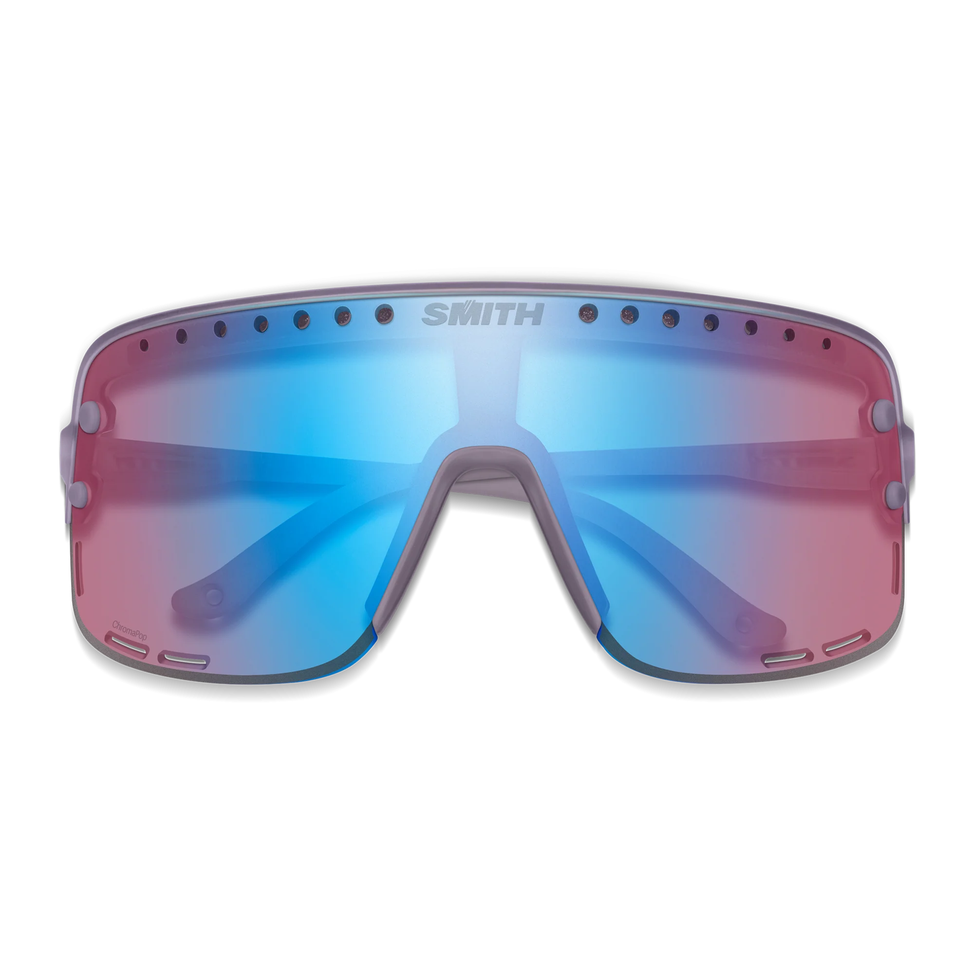 Lunettes de soleil Smith - Ultralite - Cristal Meteorite mat - ChromaPop Low Light Rose Blue Mirror - Cat.1 2