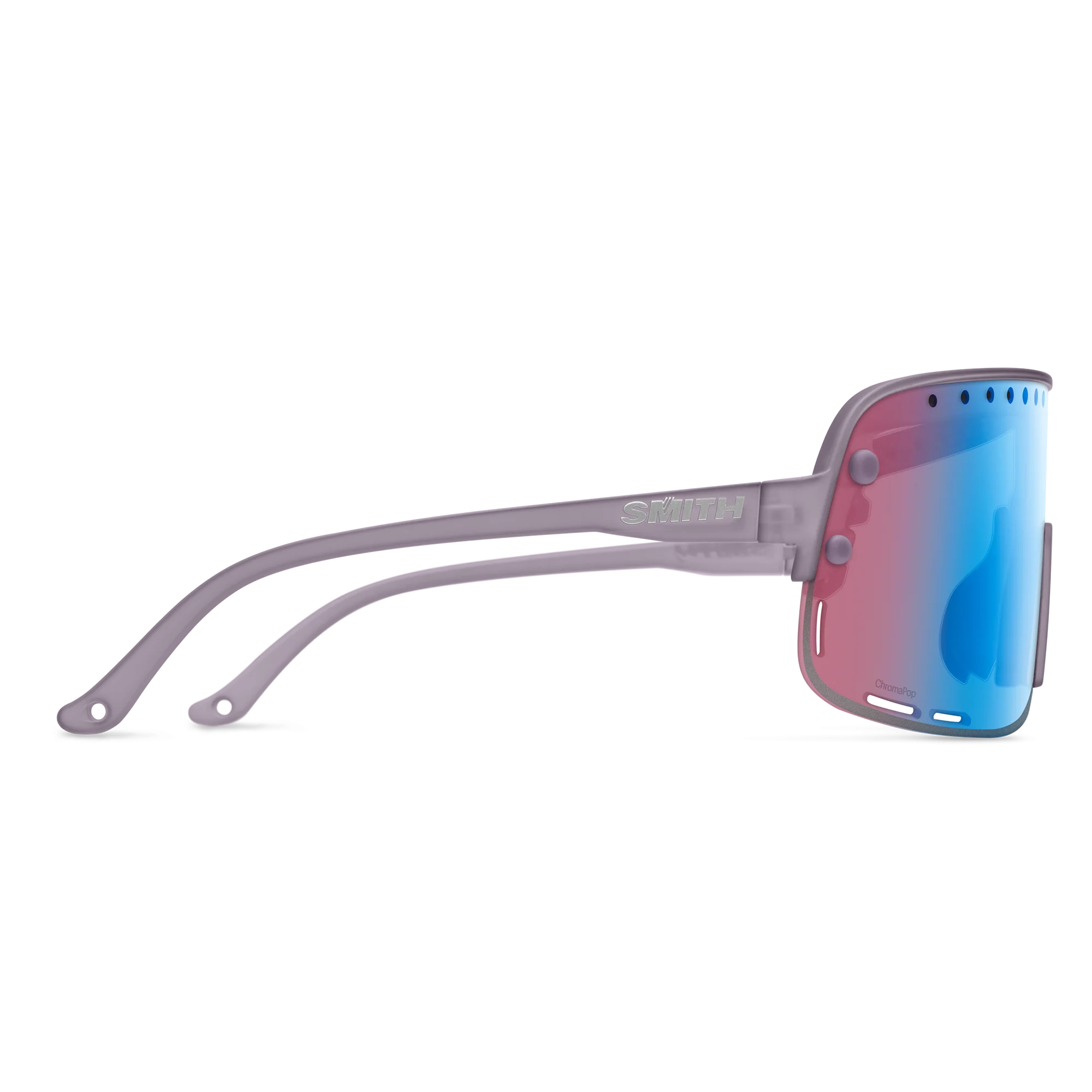 Lunettes de soleil Smith - Ultralite - Cristal Meteorite mat - ChromaPop Low Light Rose Blue Mirror - Cat.1 3