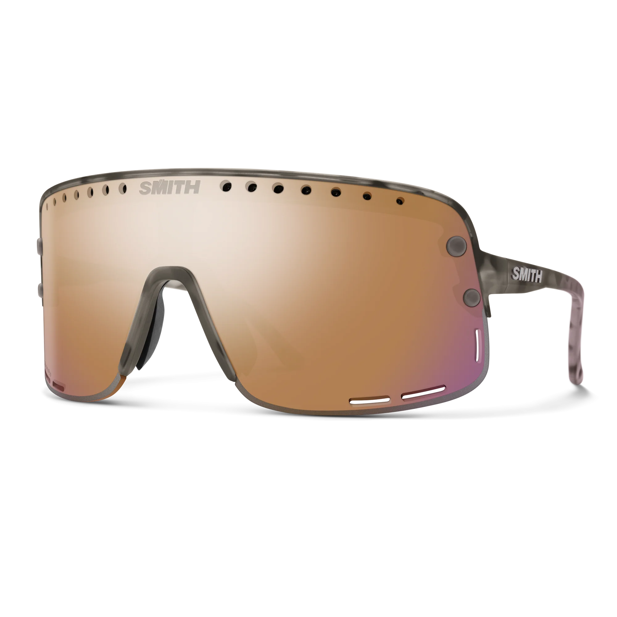 Lunettes de soleil Smith - Ultralite - Salt Haze mat - ChromaPop Rose Gold Mirror - Cat.3