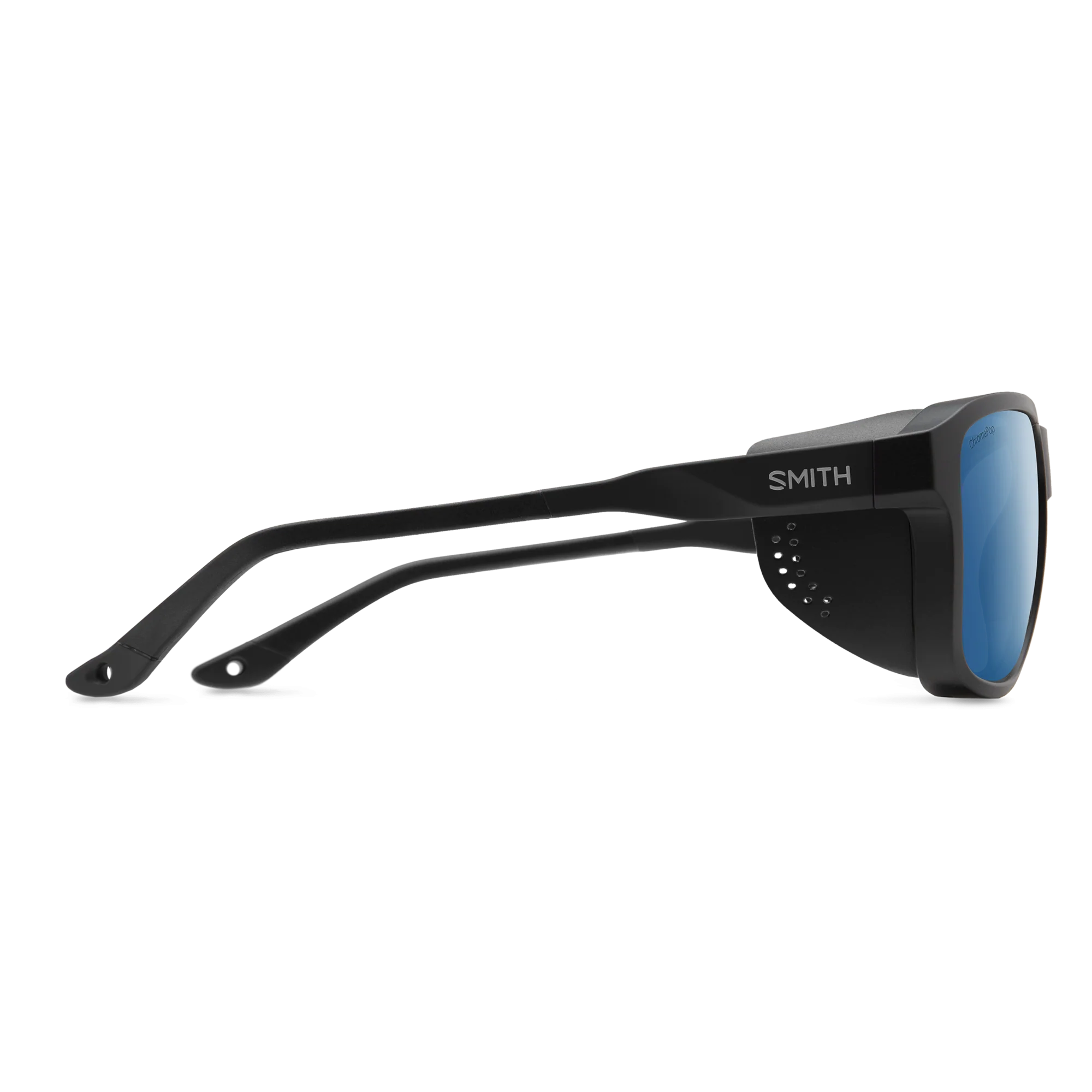 Lunettes de soleil Smith - Embark - Noir mat - ChromaPop Polarized Blue Mirror - Cat.3