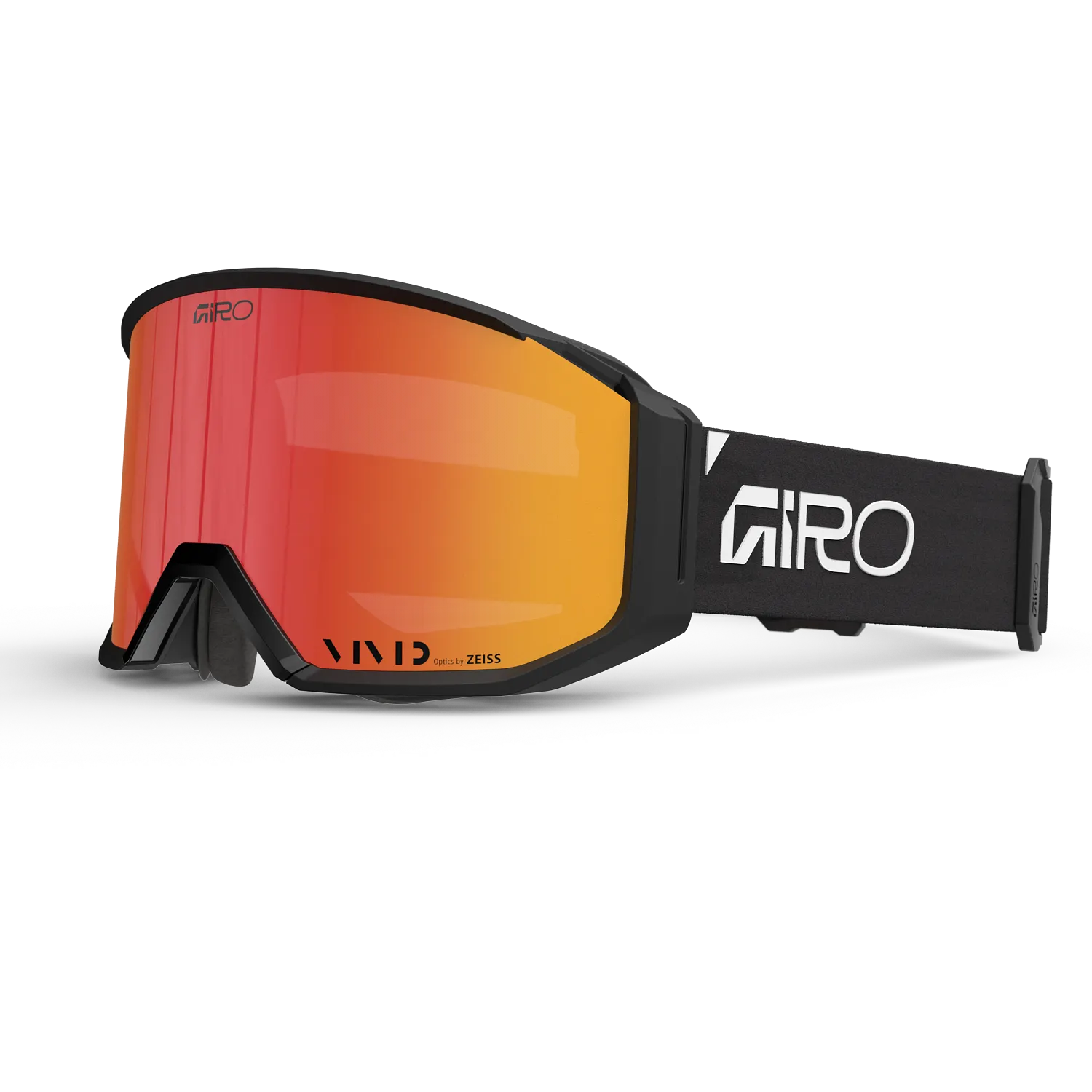 Masque de ski Giro - REVOLT PRO WORDMARK - Black/Ember