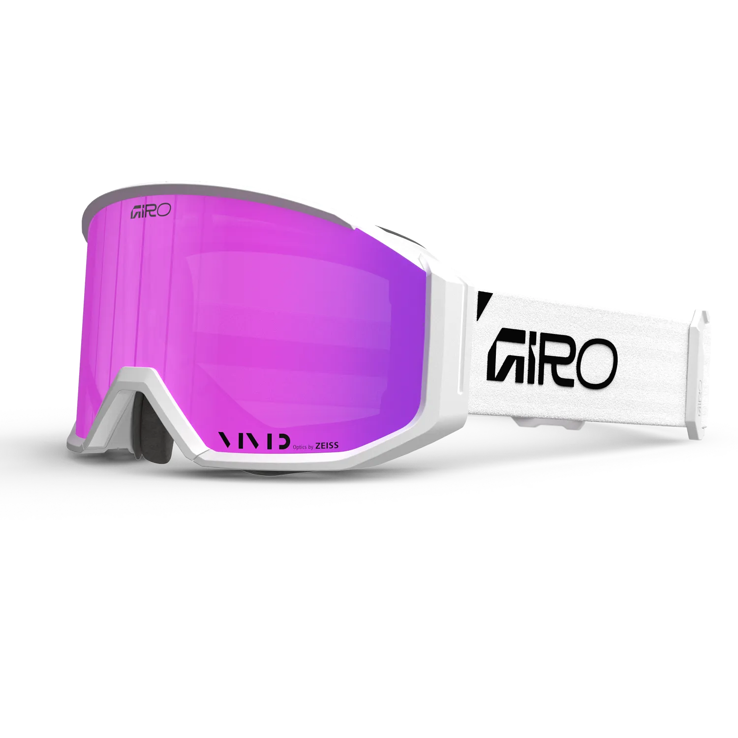 Masque de ski Giro - REVOLT PRO WORDMARK - White/Pink