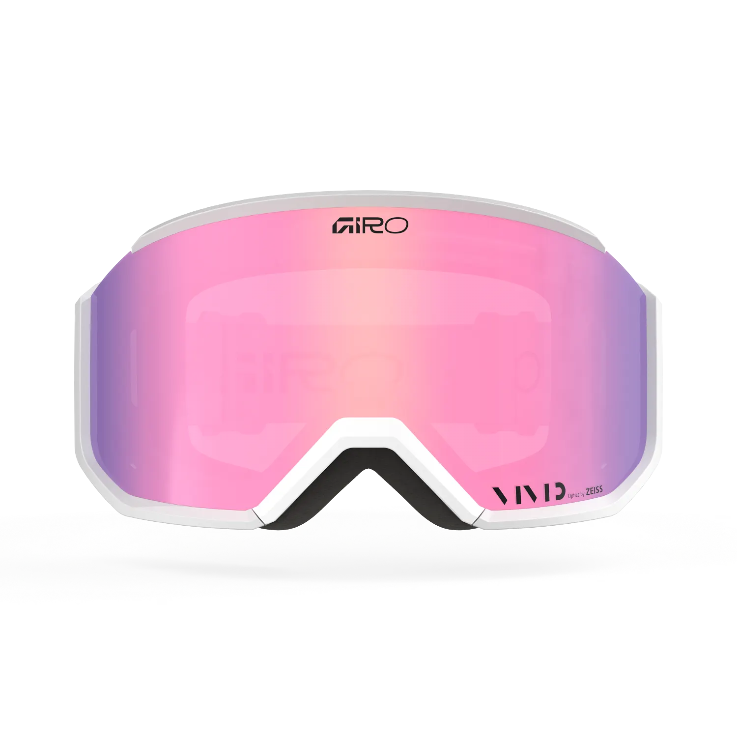 Masque de ski Giro - REVOLT PRO WORDMARK - White/Pink 4