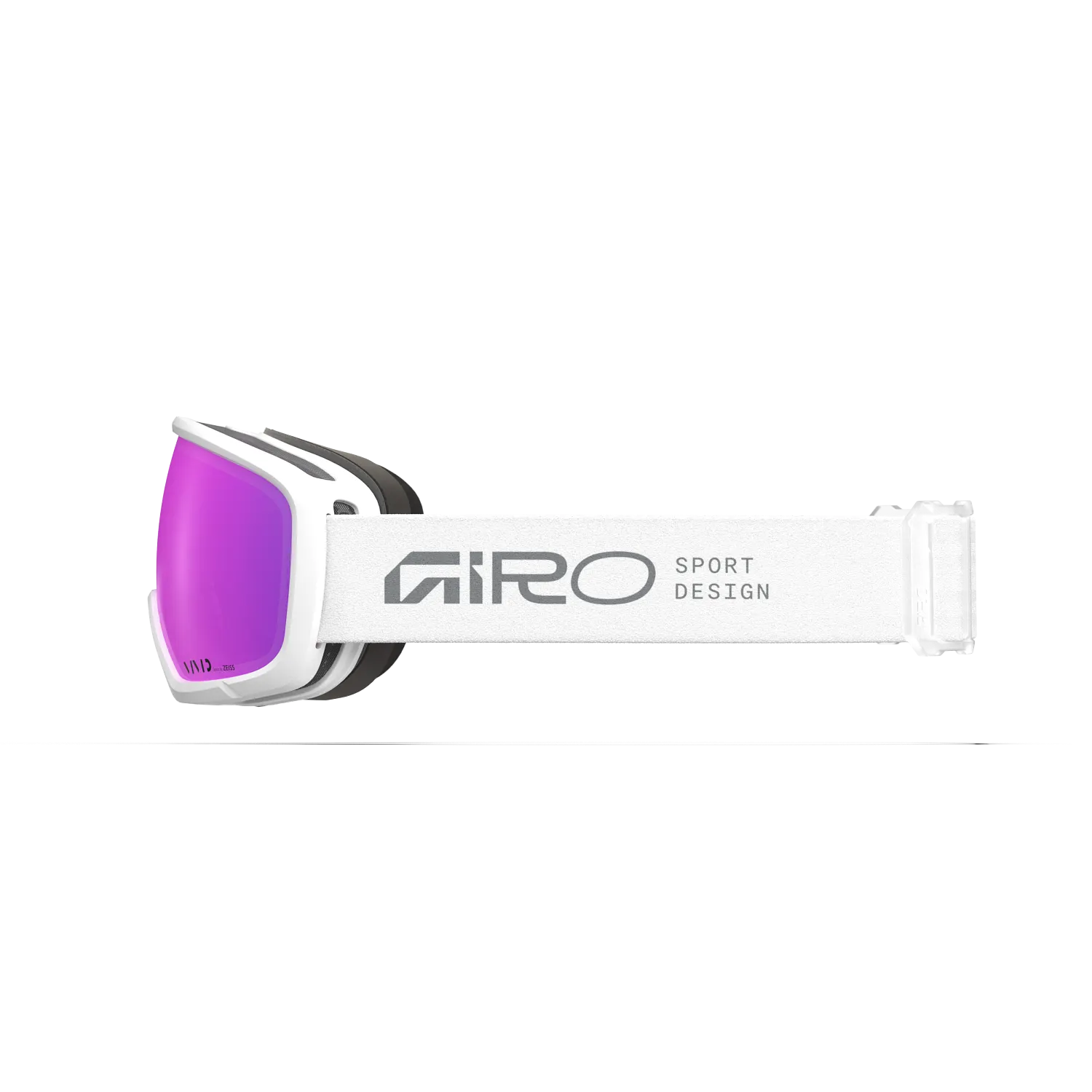 Masque de ski Giro - RINGO STACKED - White/Silver/Pink 2