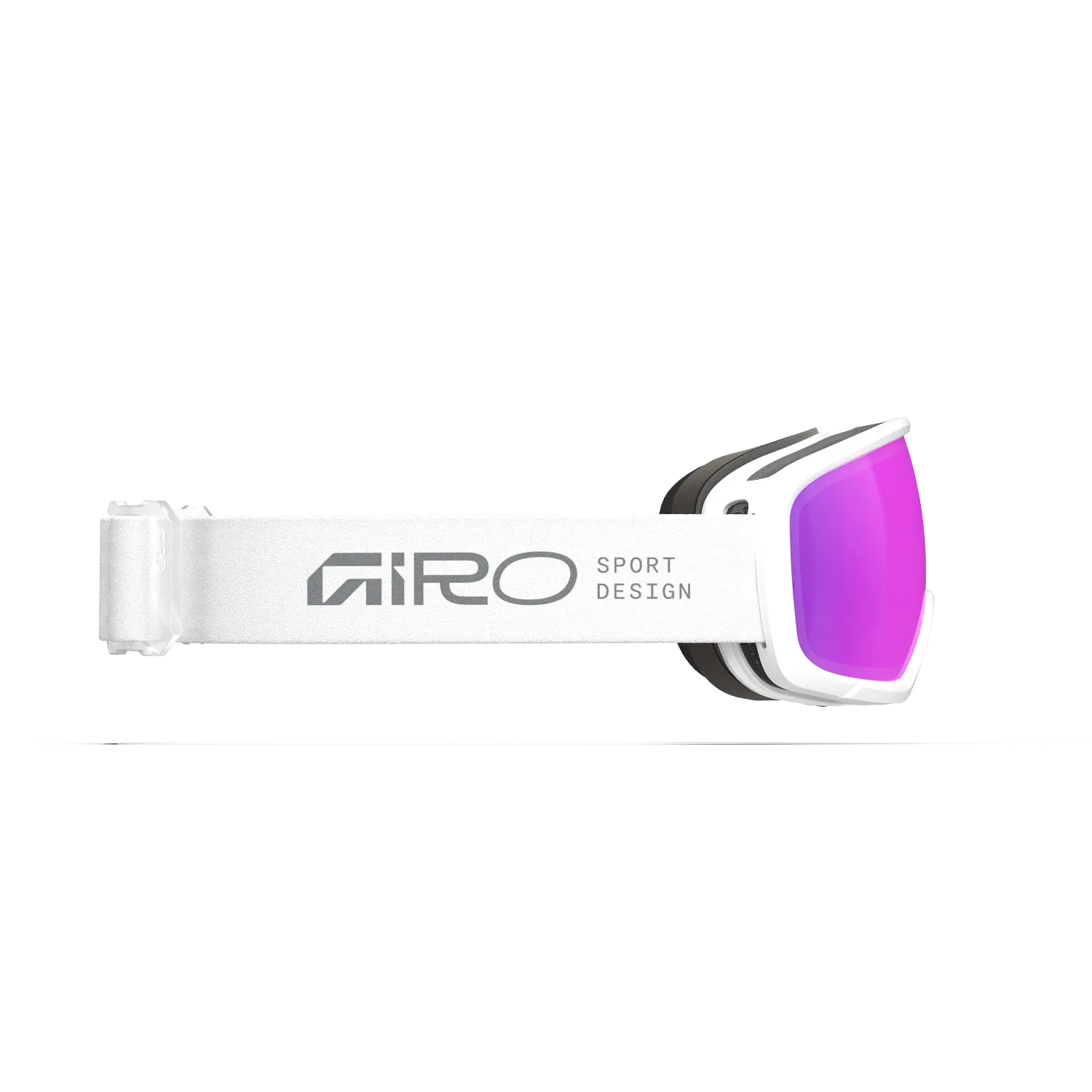 Masque de ski Giro - RINGO STACKED - White/Silver/Pink 3