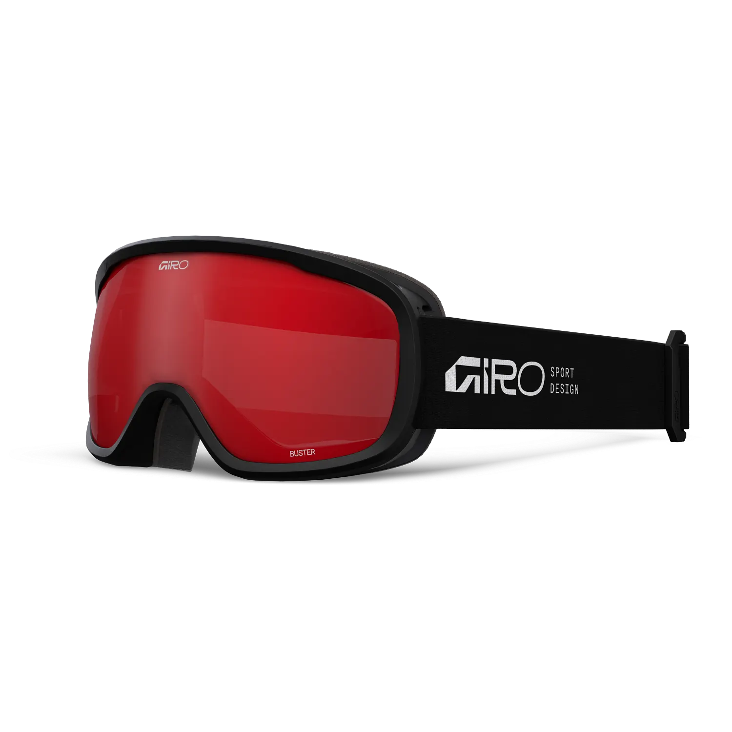 Masque de ski enfant Giro - BUSTER STACKED - Black/Amber Scarlet