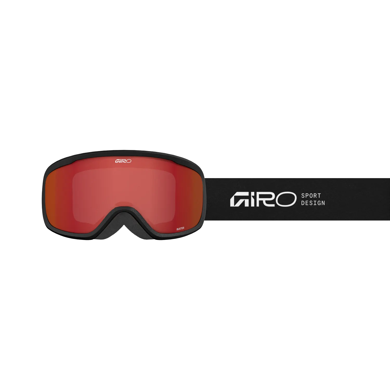 Masque de ski enfant Giro - BUSTER STACKED - Black/Amber Scarlet 2