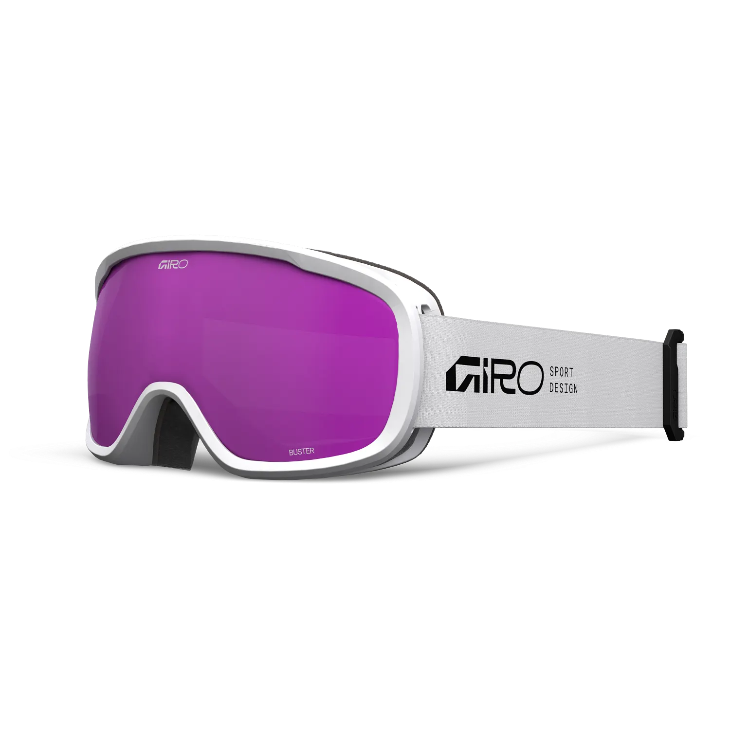 Masque de ski enfant Giro - BUSTER STACKED - White/Amber Pink