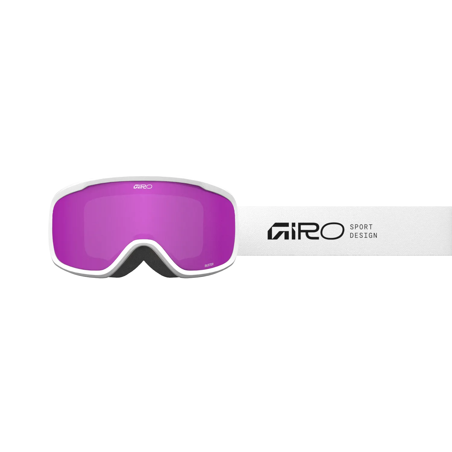 Masque de ski enfant Giro - BUSTER STACKED - White/Amber Pink 2